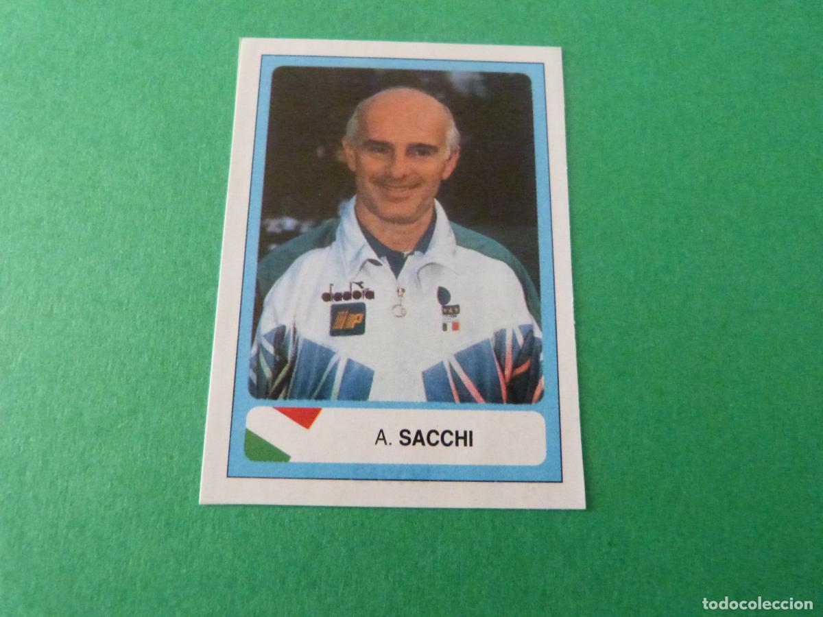 Cromos de F&uacute;tbol: CROMO FUTBOL SACCHI ITALIA RECORTADO N&ordm; 258 MUNDIAL USA 94 1994 EDICIONES ESTADIO