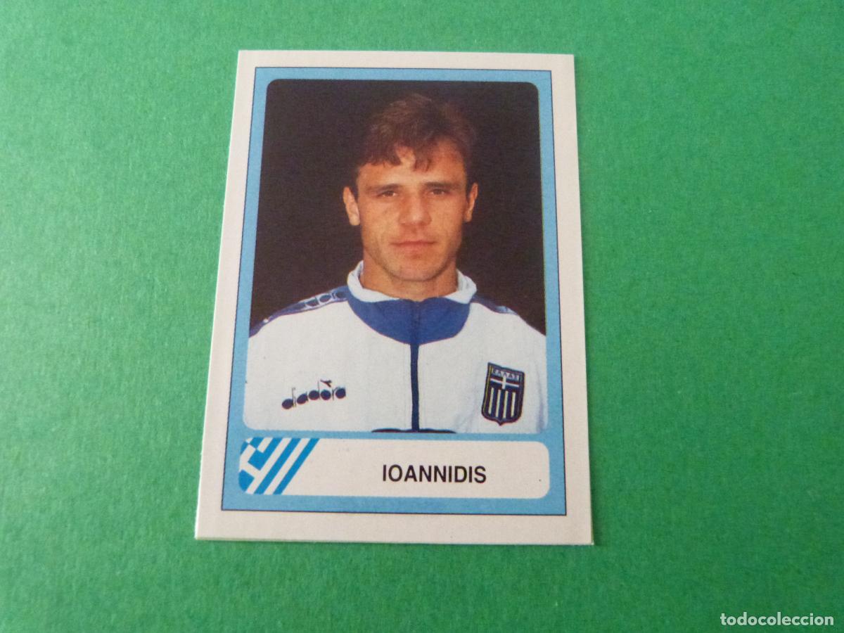 Cromos de F&uacute;tbol: CROMO FUTBOL IOANNIDIS GRECIA RECORTADO N&ordm; 204 MUNDIAL USA 94 1994 EDICIONES ESTADIO