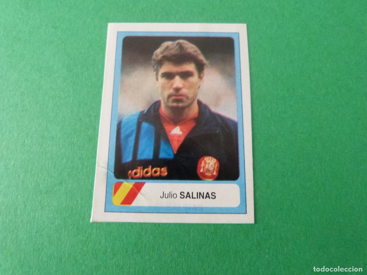 Cromos de F&uacute;tbol: CROMO FUTBOL SALINAS ESPA&Ntilde;A RECORTADO N&ordm; 180 MUNDIAL USA 94 1994 EDICIONES ESTADIO