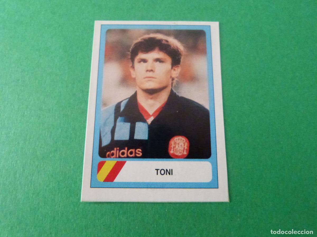 Cromos de F&uacute;tbol: CROMO FUTBOL TONI ESPA&Ntilde;A RECORTADO N&ordm; 177 MUNDIAL USA 94 1994 EDICIONES ESTADIO