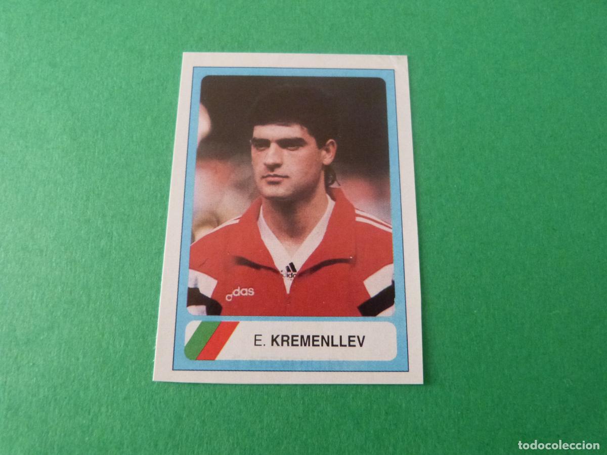 Cromos de F&uacute;tbol: CROMO FUTBOL KREMENLLEV BULGARIA RECORTADO N&ordm; 112 MUNDIAL USA 94 1994 EDICIONES ESTADIO