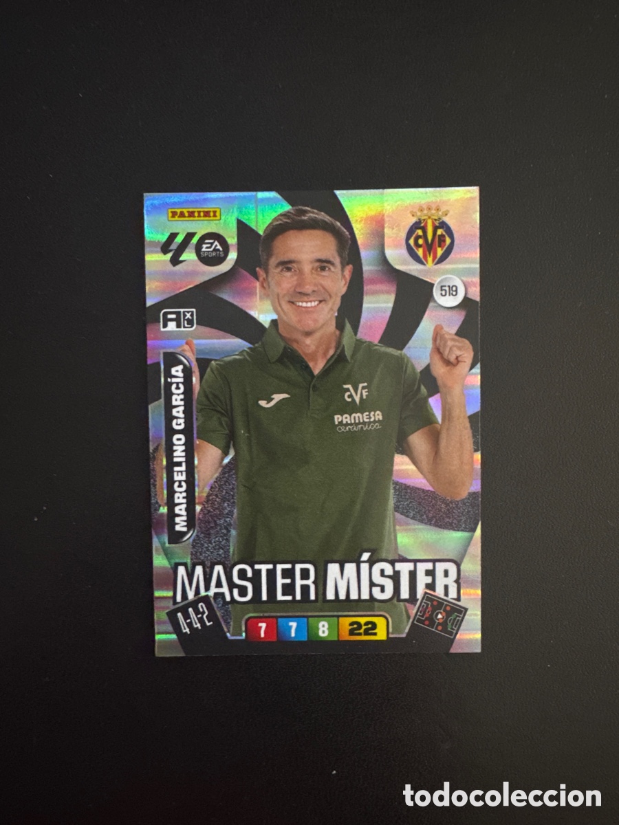 Cromos de F&uacute;tbol: MARCELINO GARCIA MASTER MISTER NUMERO 519 ADRENALYN 2025 2026