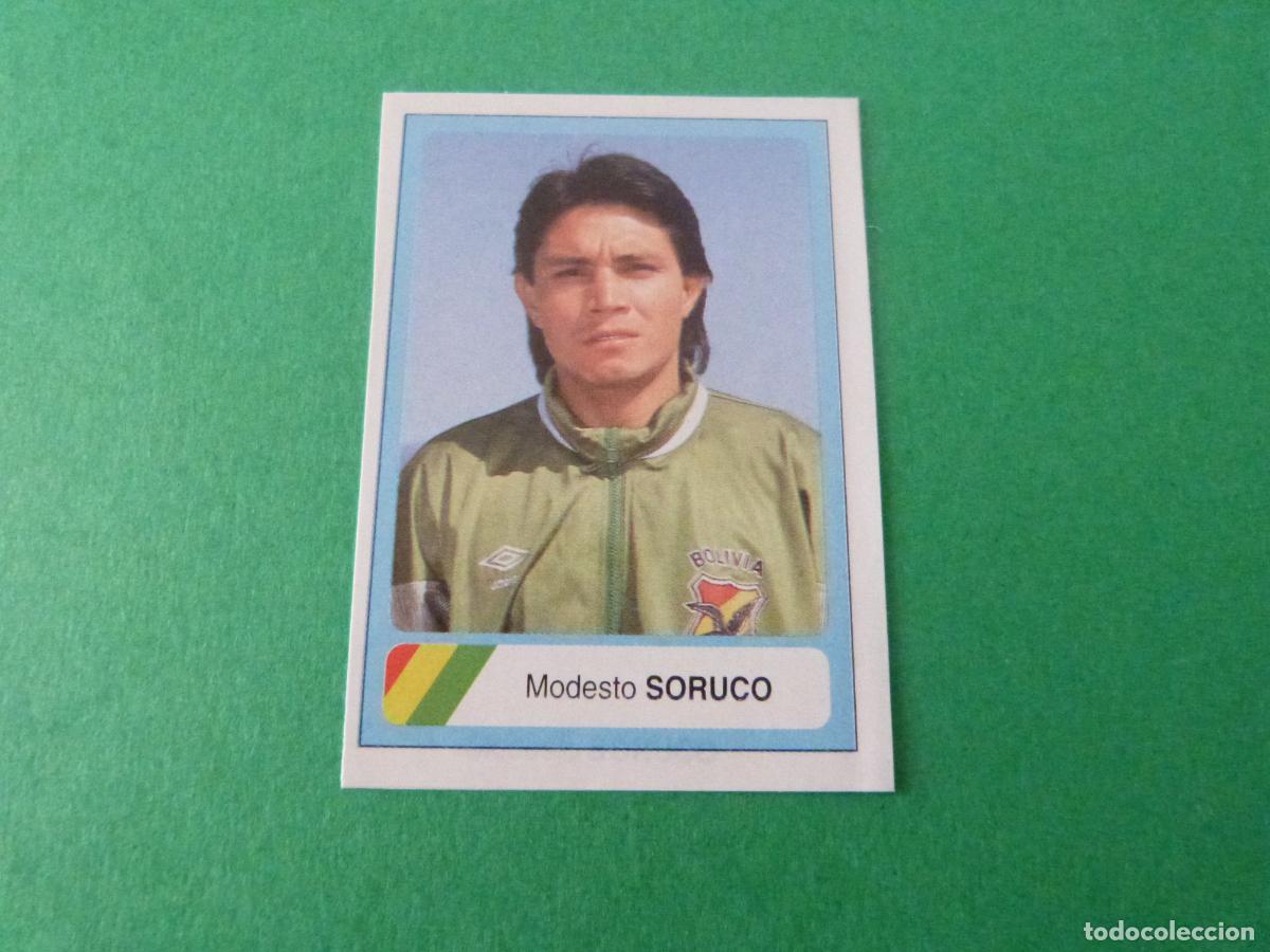 Cromos de F&uacute;tbol: CROMO FUTBOL SORUCO BOLIVIA RECORTADO N&ordm; 80 MUNDIAL USA 94 1994 EDICIONES ESTADIO