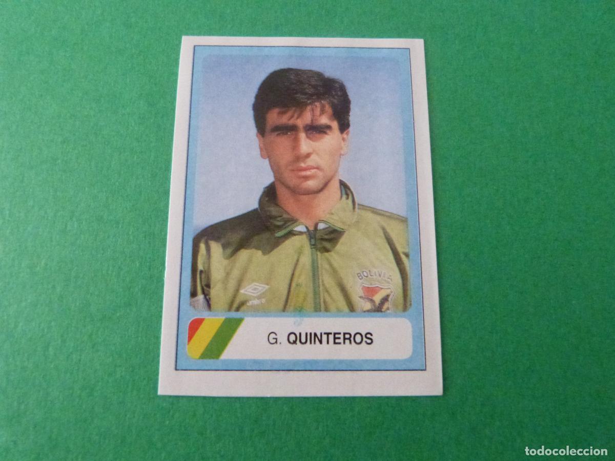Cromos de F&uacute;tbol: CROMO FUTBOL QUINTEROS BOLIVIA RECORTADO N&ordm; 74 MUNDIAL USA 94 1994 EDICIONES ESTADIO