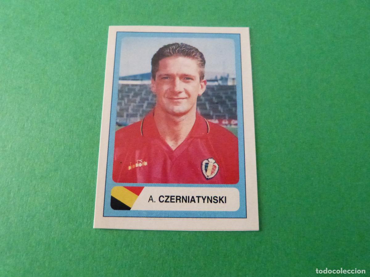 Cromos de F&uacute;tbol: CROMO FUTBOL CZERNIATYNSKI BELGICA RECORTADO N&ordm; 63 MUNDIAL USA 94 1994 EDICIONES ESTADIO