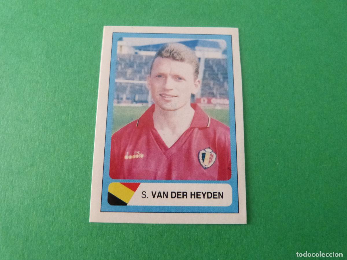 Cromos de F&uacute;tbol: CROMO FUTBOL VAN DER HEYDEN BELGICA RECORTADO N&ordm; 61 MUNDIAL USA 94 1994 EDICIONES ESTADIO