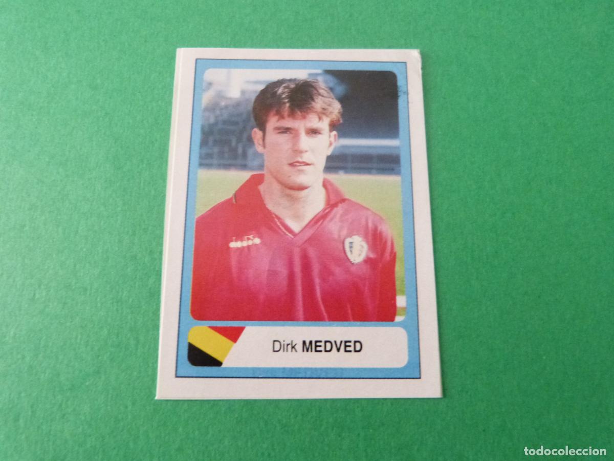 Cromos de F&uacute;tbol: CROMO FUTBOL MEDVED BELGICA RECORTADO N&ordm; 57 MUNDIAL USA 94 1994 EDICIONES ESTADIO
