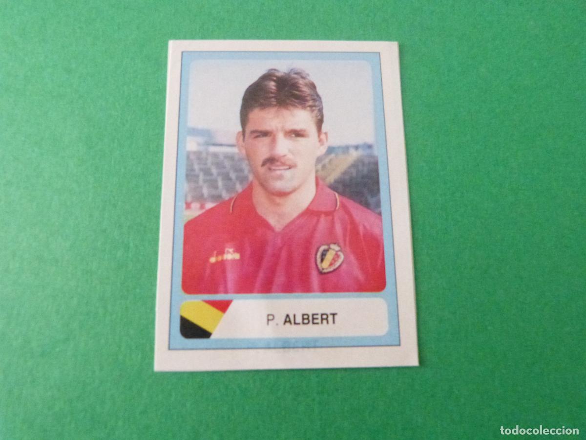 Cromos de F&uacute;tbol: CROMO FUTBOL ALBERT BELGICA RECORTADO N&ordm; 52 MUNDIAL USA 94 1994 EDICIONES ESTADIO
