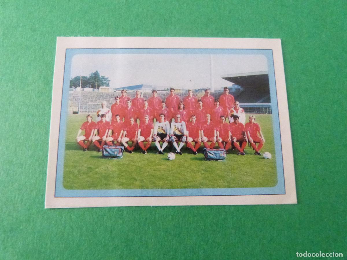 Cromos de F&uacute;tbol: CROMO FUTBOL EQUIPO BELGICA RECORTADO N&ordm; 48 MUNDIAL USA 94 1994 EDICIONES ESTADIO
