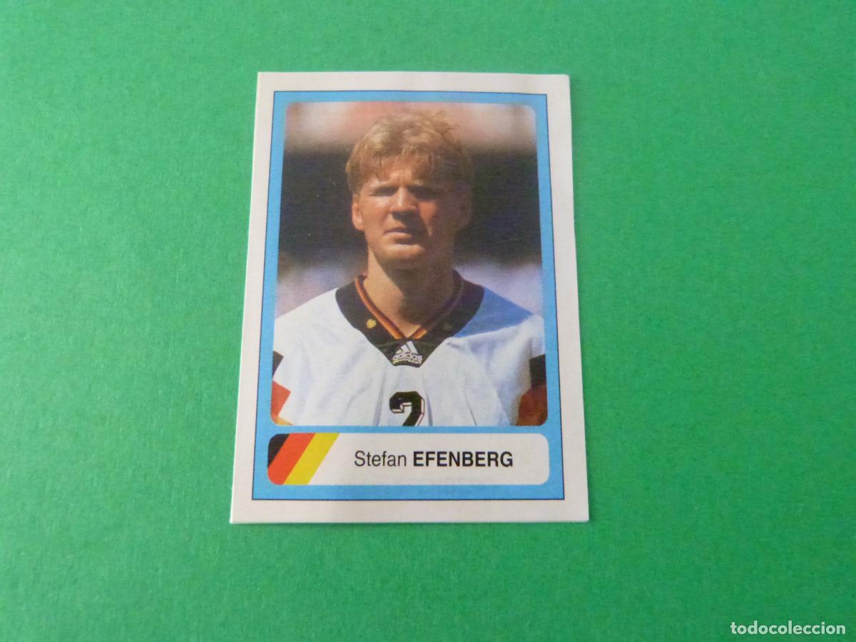 Cartes &agrave; collectionner de Football: CROMO FUTBOL EFENBERG ALEMANIA RECORTADO N&ordm; 19 MUNDIAL USA 94 1994 EDICIONES ESTADIO
