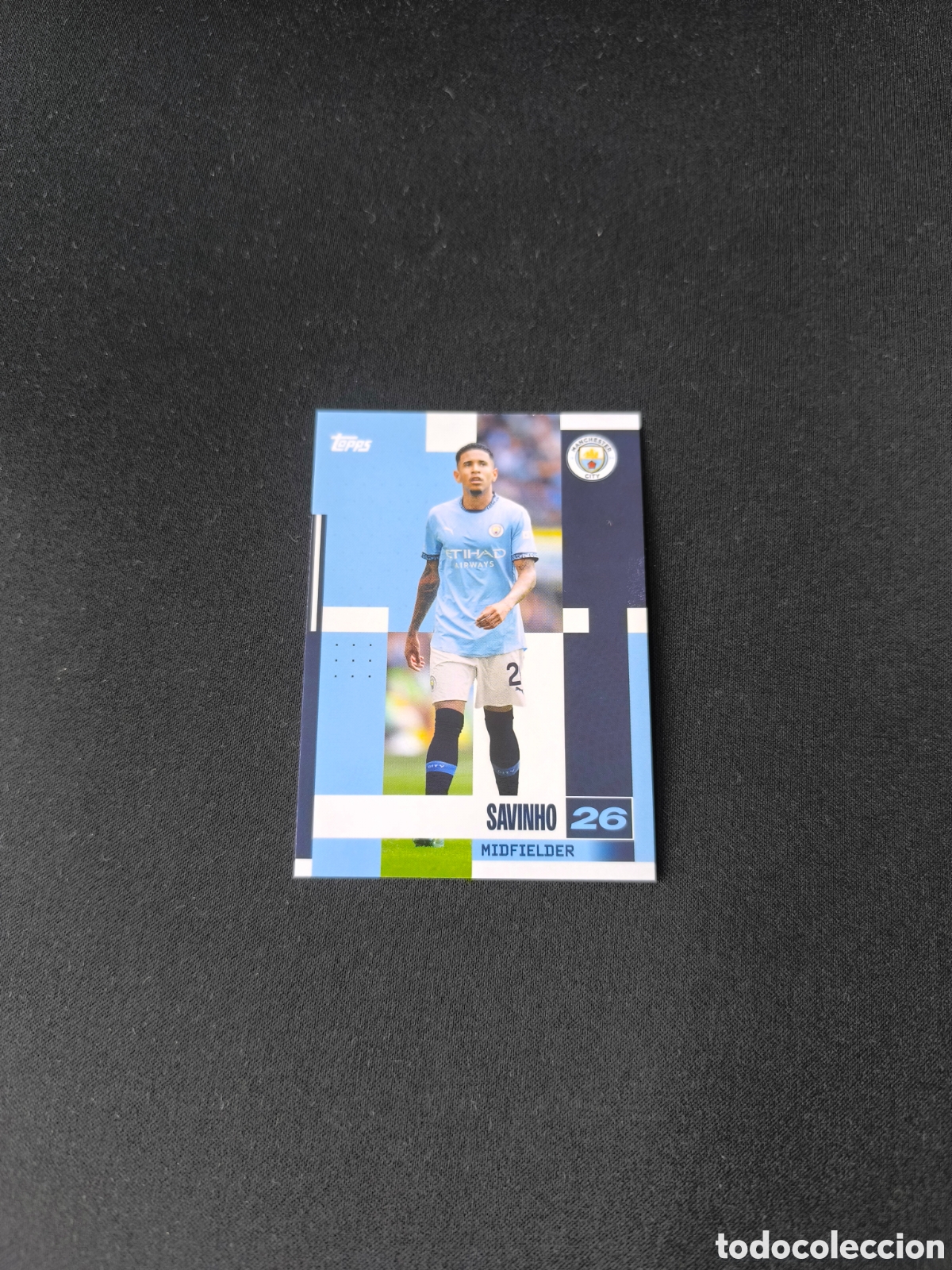 Cromos de f&uacute;tbol: Savinho Topps Manchester City