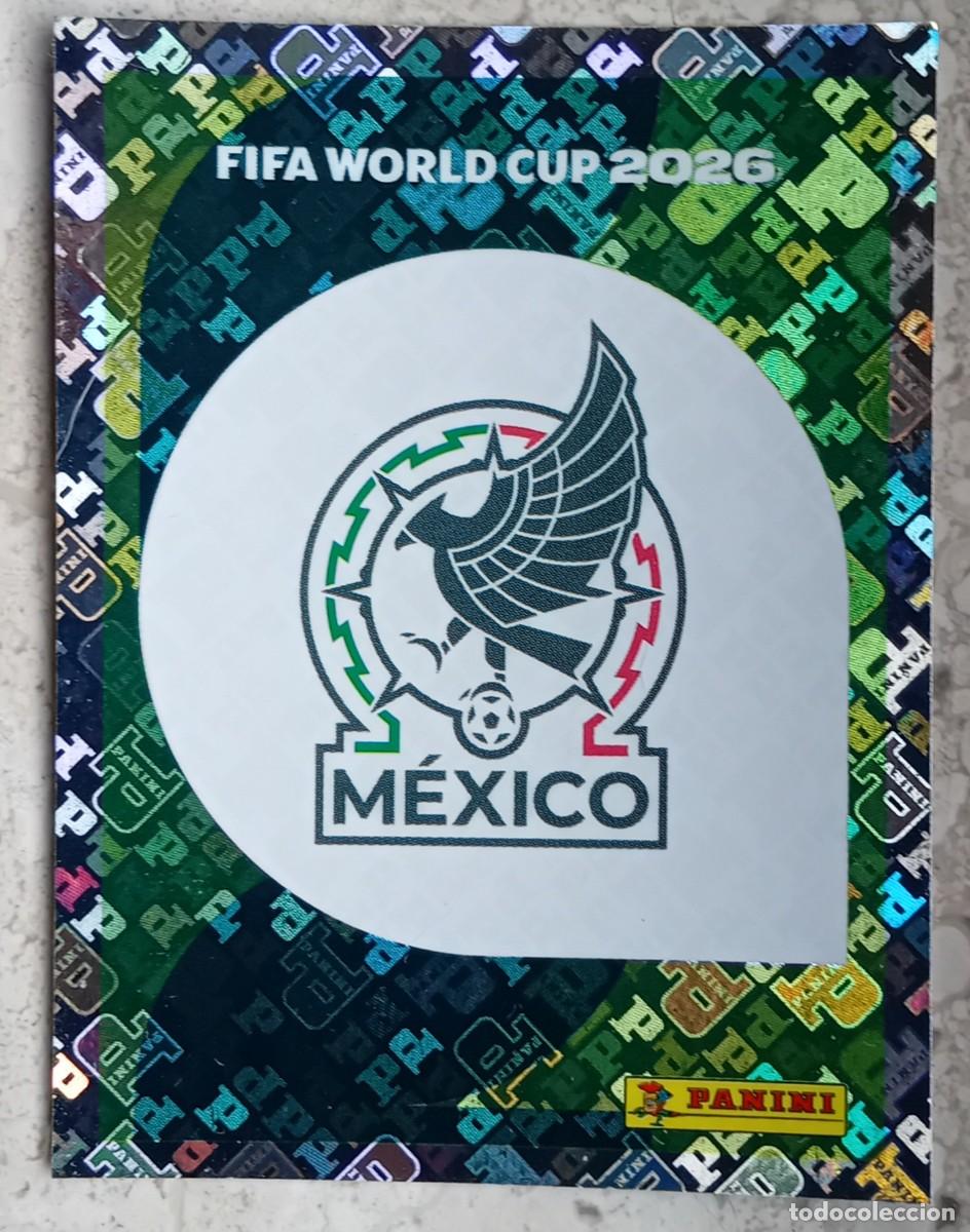 Cartes &agrave; collectionner de Football: Figurina Panini 2026 Cromo World Cup Usa Mundial 2026 scudetto escudo badge Mexico n MEX 1