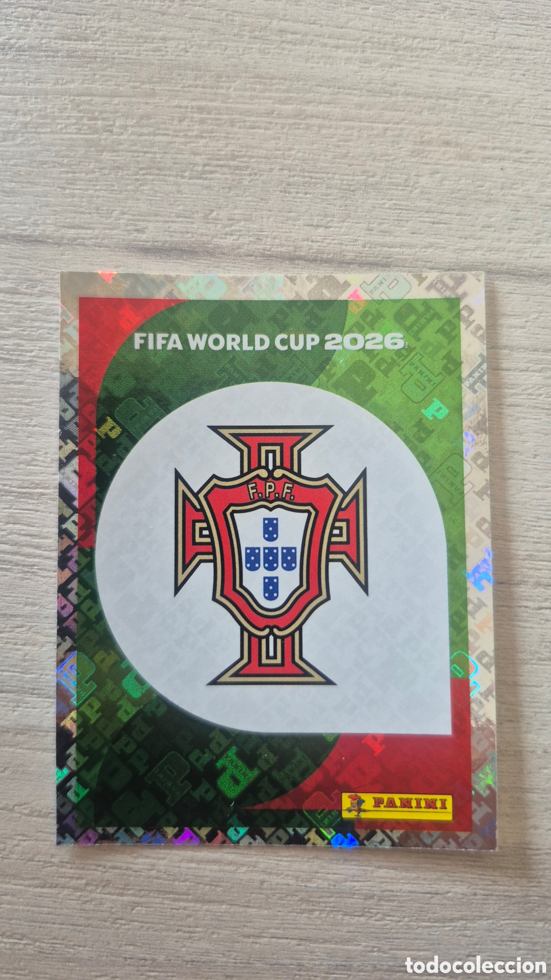 Cromos de F&uacute;tbol: POR1 Escudo Portugal FIFA World Cup 2026