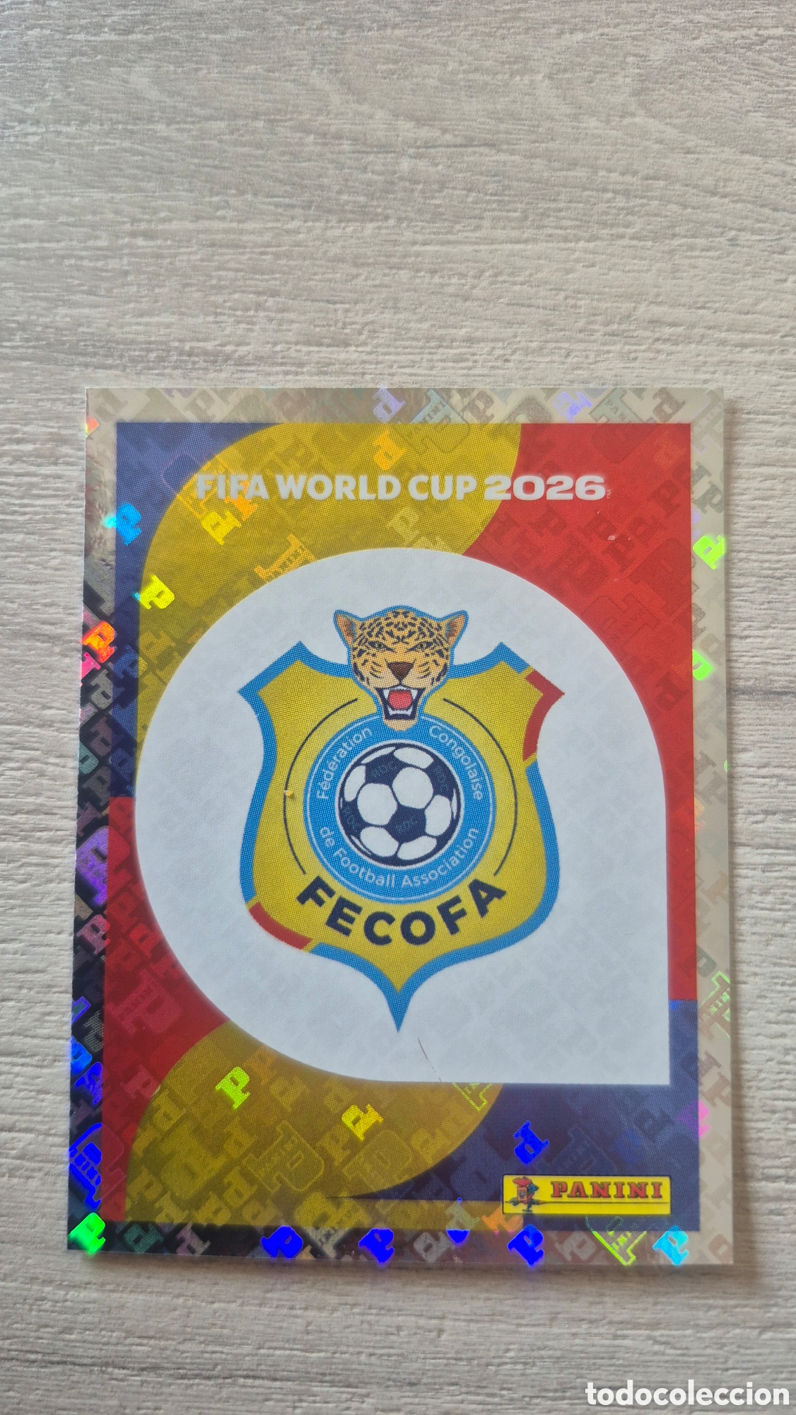 Cromos de F&uacute;tbol: COD1 Escudo Congo FIFA World Cup 2026
