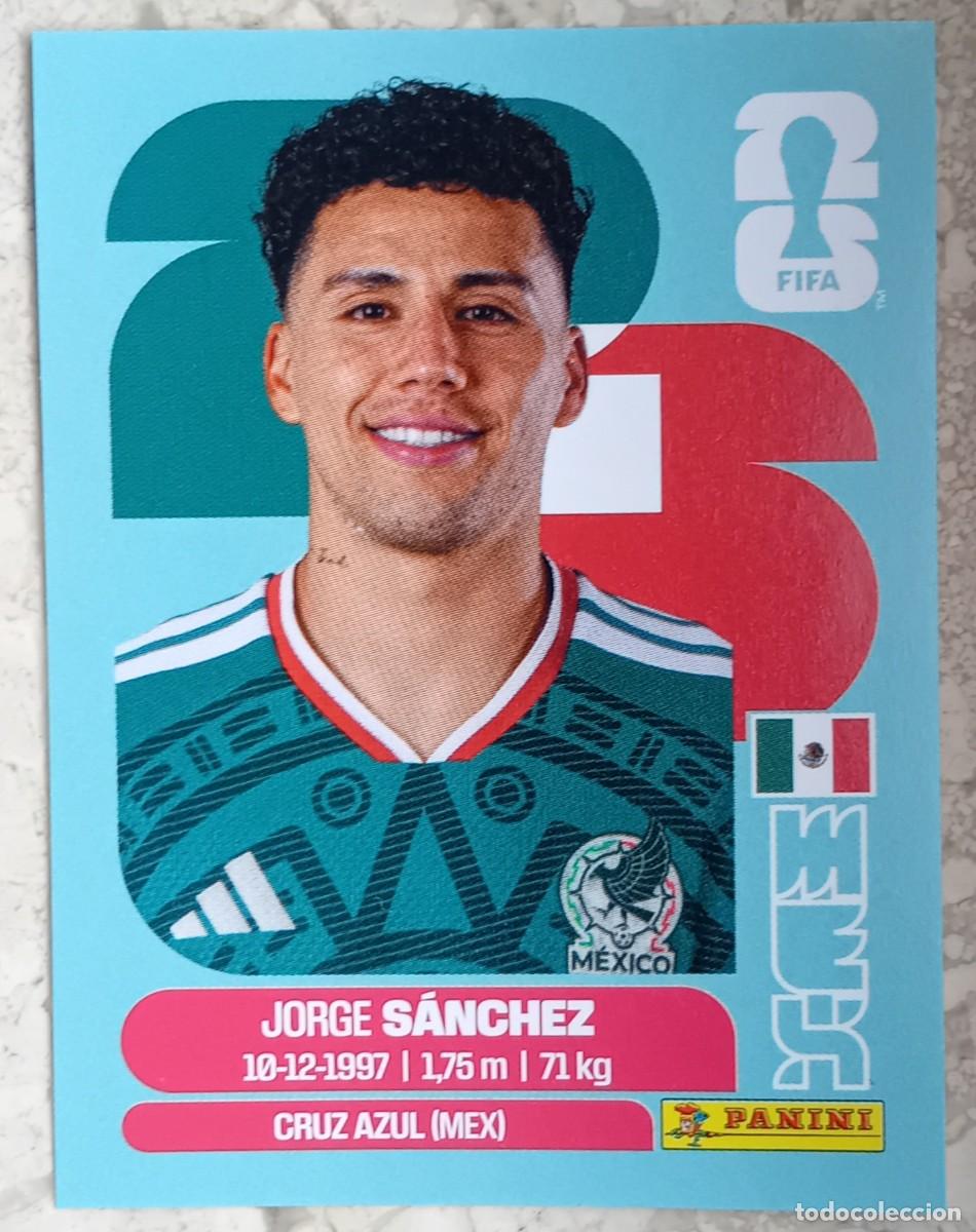 Cromos de F&uacute;tbol: Figurina Panini 2026 Cromo World Cup Usa Mundial 2026 Jorge S&aacute;nchez Mexico n MEX 4