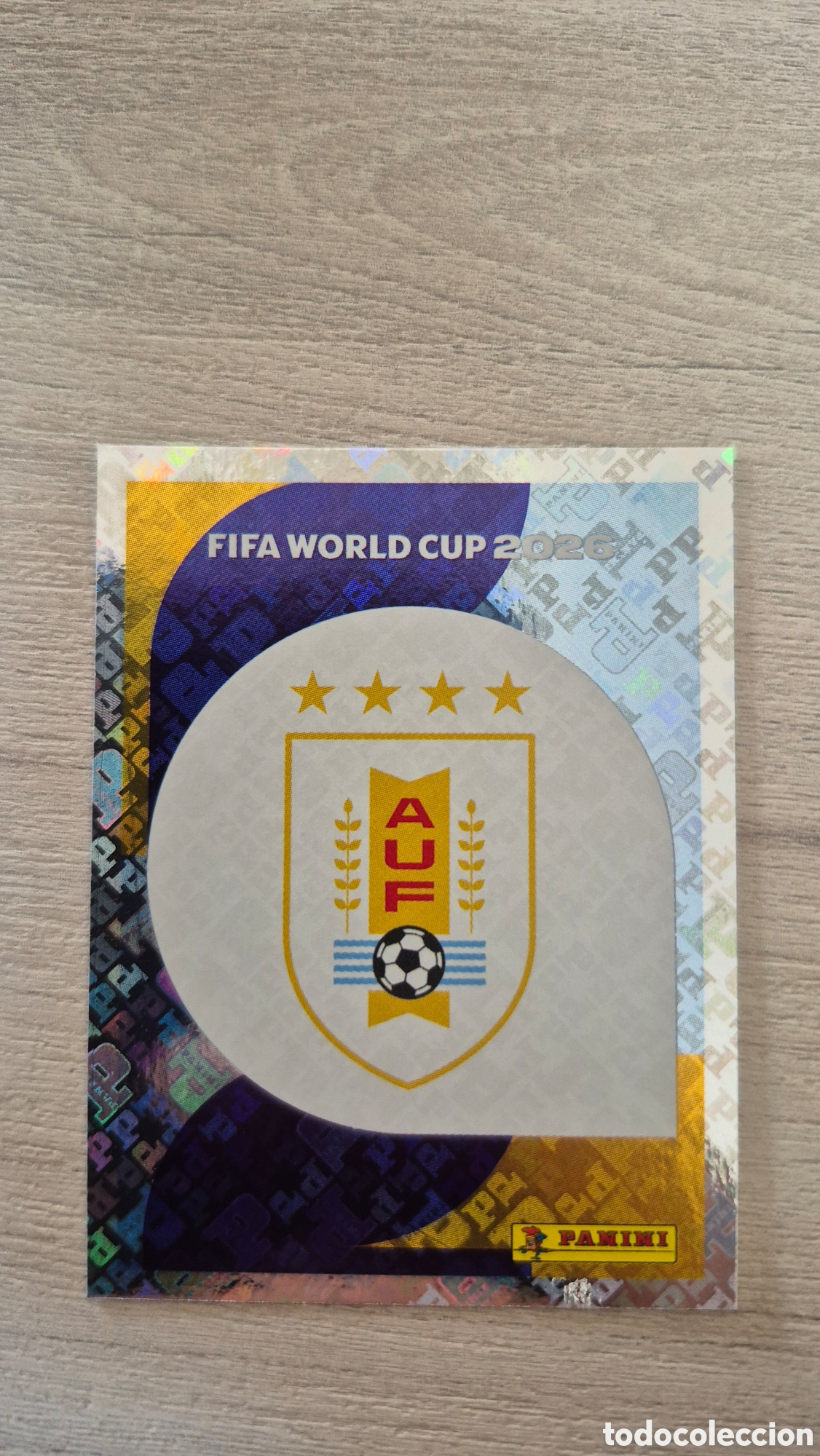Cromos de F&uacute;tbol: URU1 Escudo Uruguay FIFA World Cup 2026
