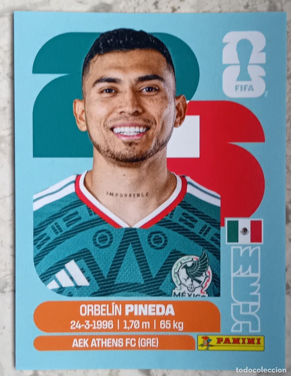 Cromos de F&uacute;tbol: Figurina Panini 2026 Cromo World Cup Usa Mundial 2026 Orbel&iacute;n Pineda Mexico n MEX 11