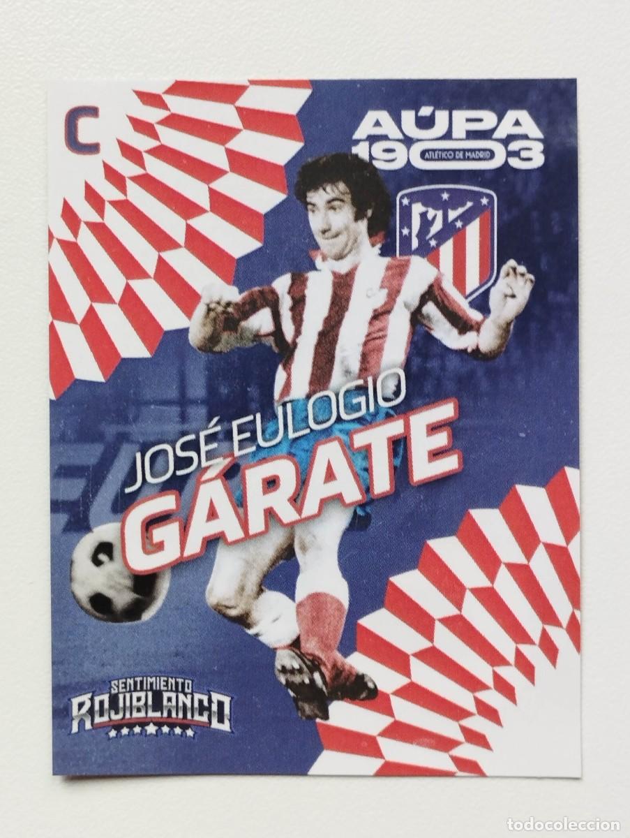 Cromos de F&uacute;tbol: CROMO ATLETICO DE MADRID - SENTIMIENTO ROJIBLANCO - CAPITANES - JOSE EULOGIO GARATE