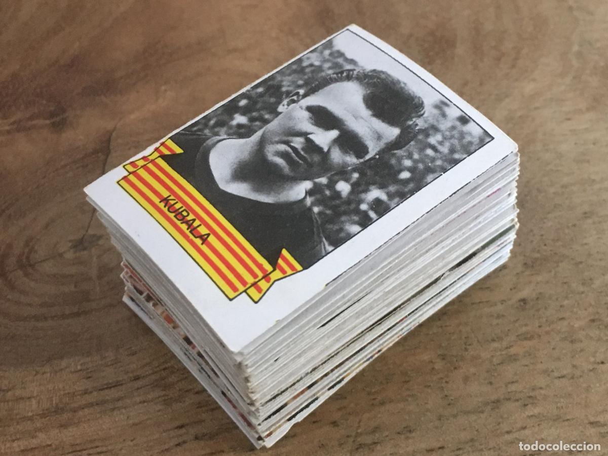 Cromos de F&uacute;tbol: bar&ccedil;a campeon liga 84 85 80 cromos nunca pegados coleccion casi completa kubala samitier