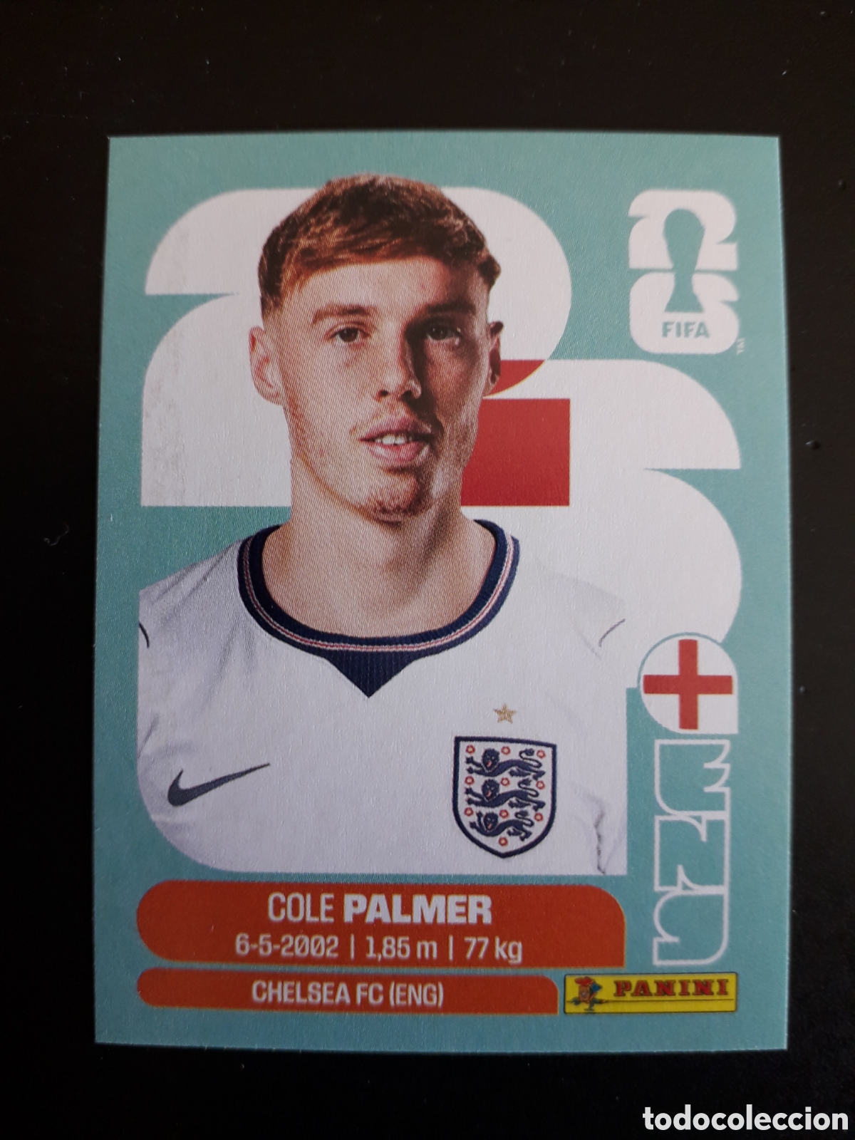 Fu&szlig;ball-Sticker: PALMER INGLATERRA ENG 12 MUNDIAL F&Uacute;TBOL 2026 FIFA WORLD CUP PANINI SIN PEGAR PEDIDO M&Iacute;NIMO 3&euro;