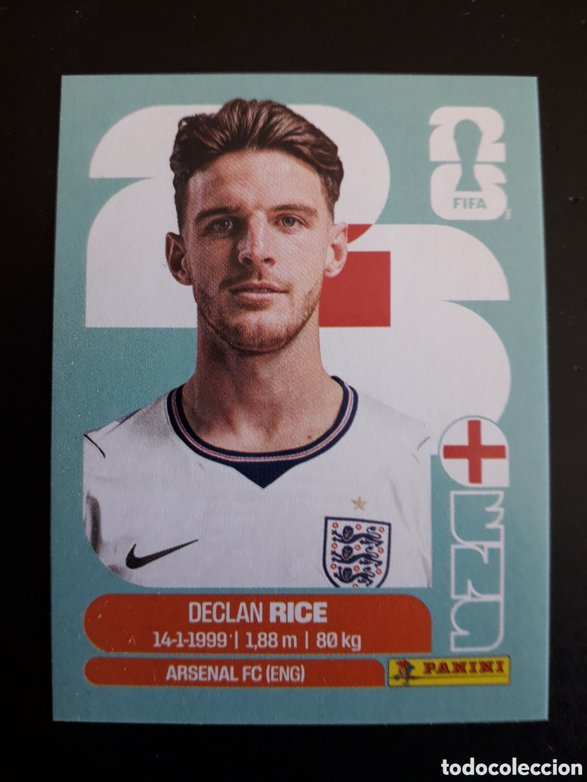 Football Stickers: RICE INGLATERRA ENG 10 MUNDIAL F&Uacute;TBOL 2026 FIFA WORLD CUP PANINI SIN PEGAR PEDIDO M&Iacute;NIMO 3&euro;