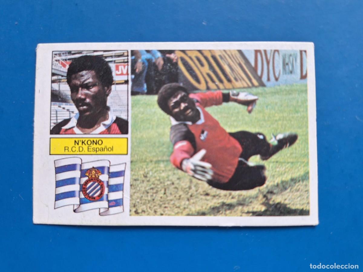 Cromos de F&uacute;tbol: Este 82 83 1982 1983 N'Kono Espa&ntilde;ol Espanyol coloca