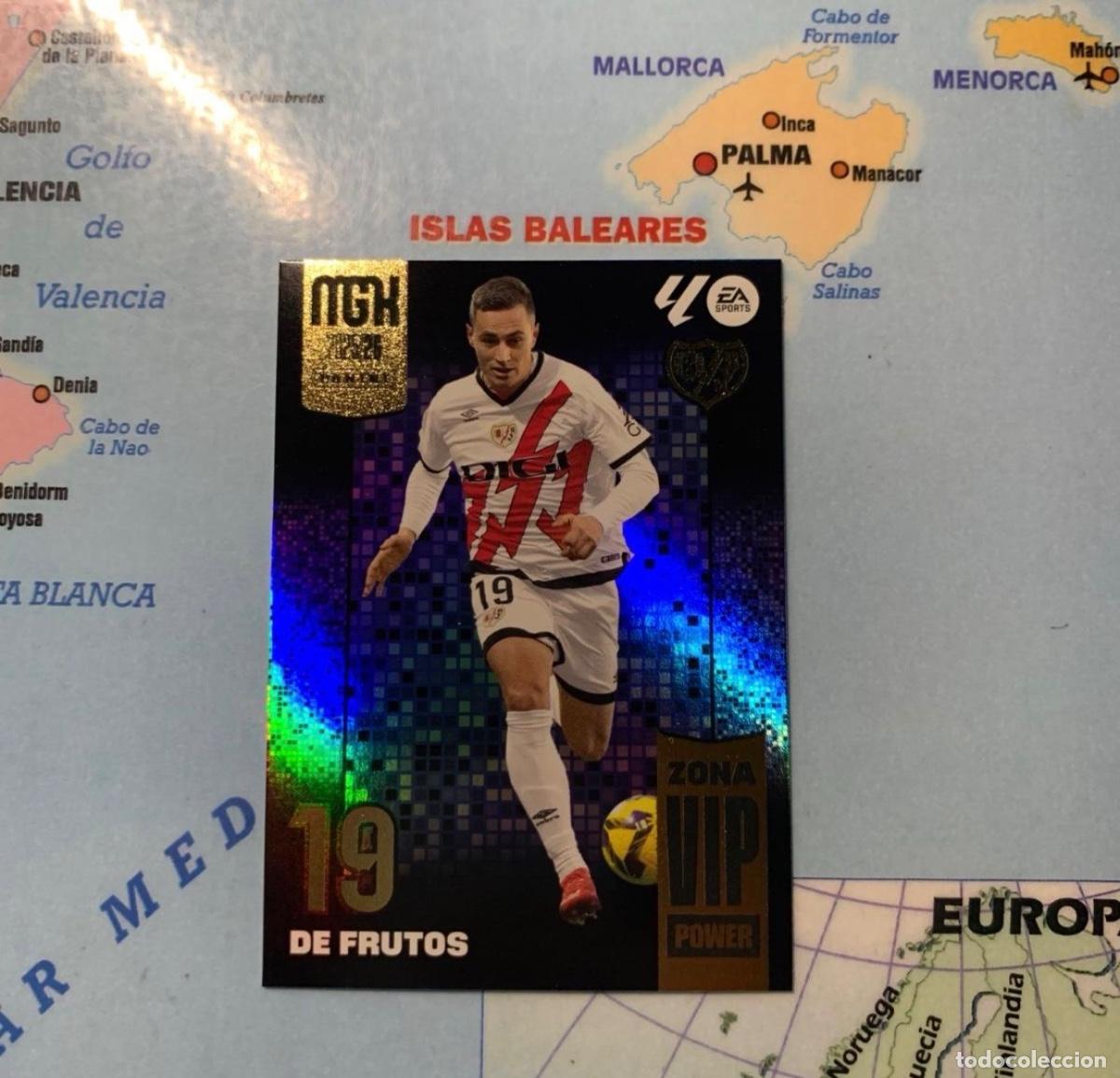 Football Stickers: De frutos nuevo vip power n&uacute;mero P513 del Rayo Vallecano Megacracks 25-26 2025-2026
