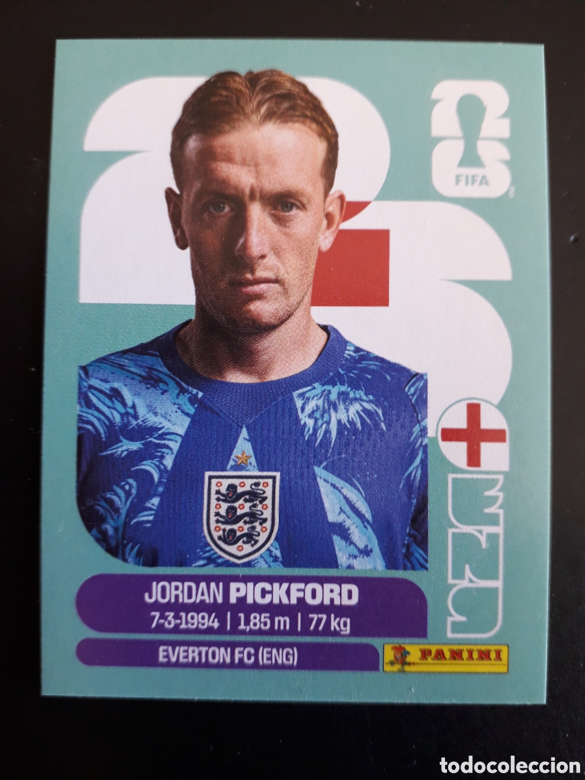 Football Stickers: PICKFORD INGLATERRA ENG 2 MUNDIAL F&Uacute;TBOL 2026 FIFA WORLD CUP PANINI SIN PEGAR PEDIDO M&Iacute;NIMO 3&euro;.
