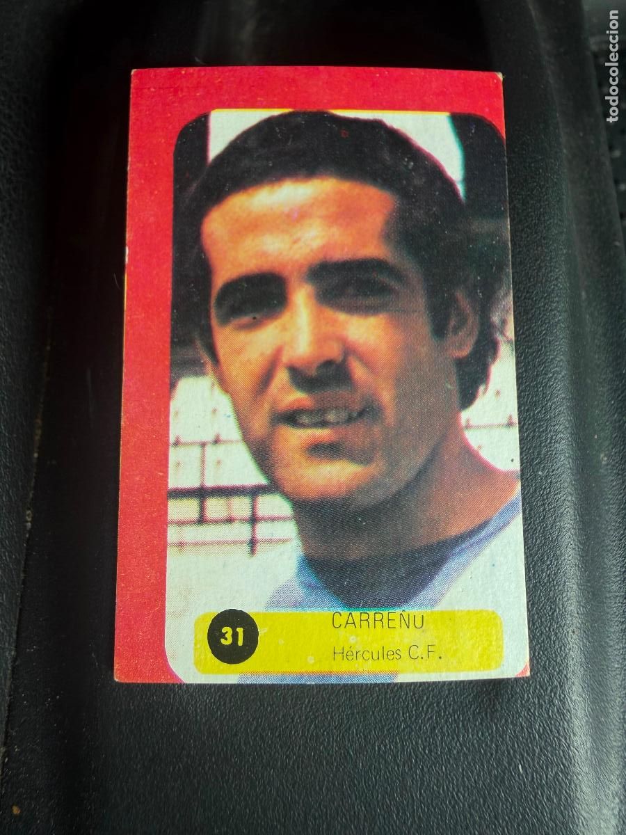 Cromos de F&uacute;tbol: Cromo Carre&ntilde;o H&eacute;rcules c.f grafimur 1975