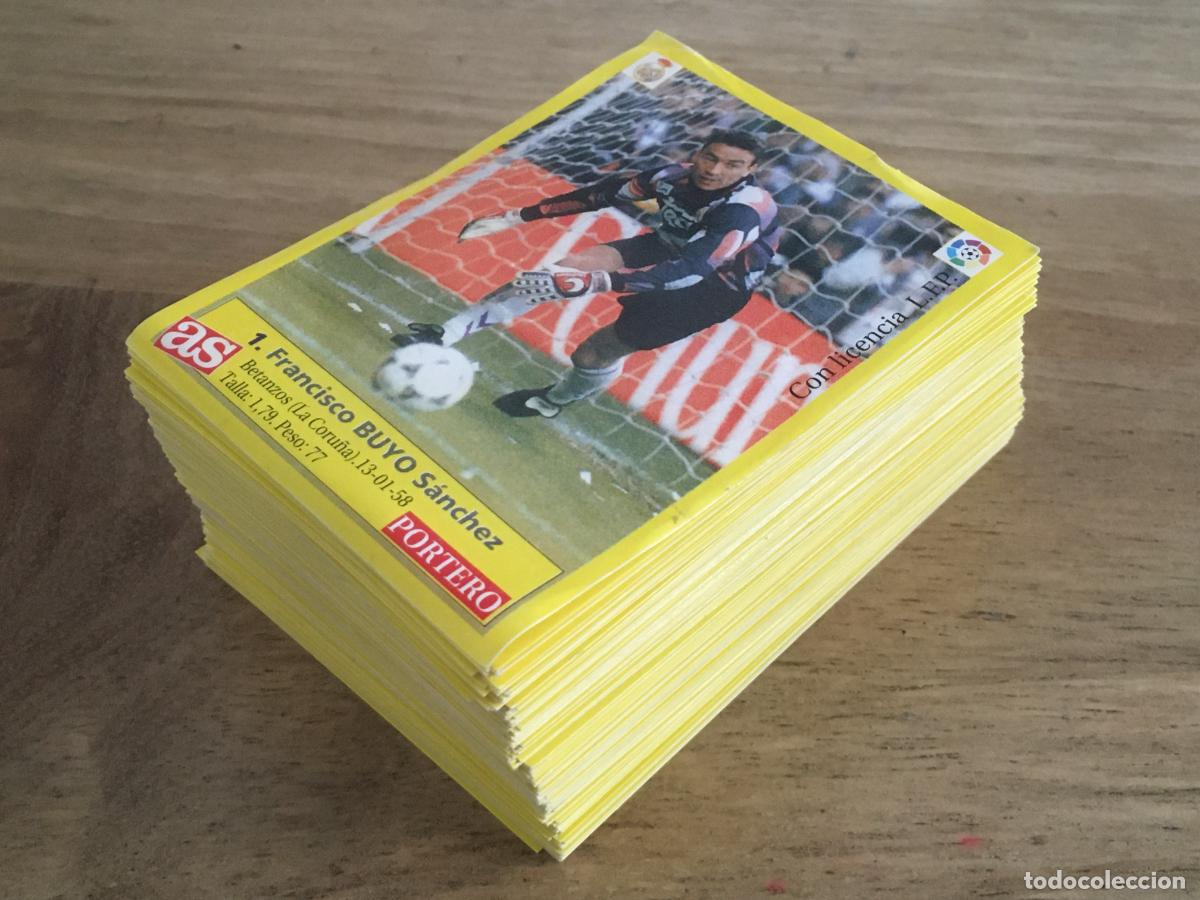 Cromos de F&uacute;tbol: AS LIGA 95 96 LOTE 226 CROMOS DIFERENTES NUNCA PEGADOS NUEVOS DE SOBRE