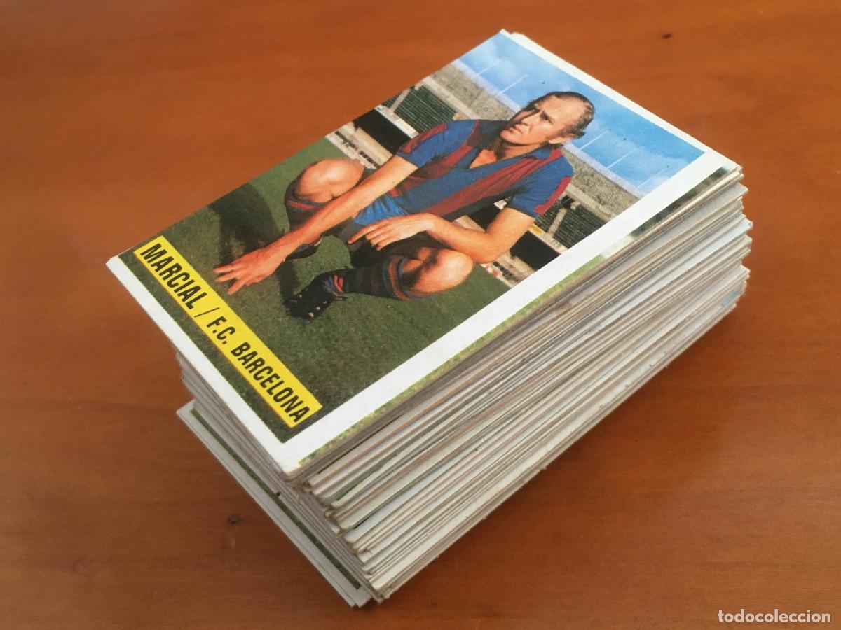 Cromos de F&uacute;tbol: liga 1974 1975 futbol ediciones este lote 62 cromos diferentes nunca pegados nuevos de sobre