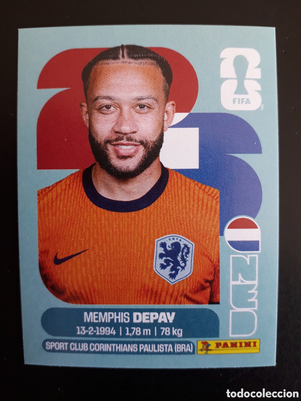 Cromos de F&uacute;tbol: DEPAY HOLANDA/PA&Iacute;SES BAJOS NED 17 MUNDIAL F&Uacute;TBOL 2026 FIFA WORLD CUP PANINI SIN PEG PEDIDO M&Iacute;NIMO 3&euro;
