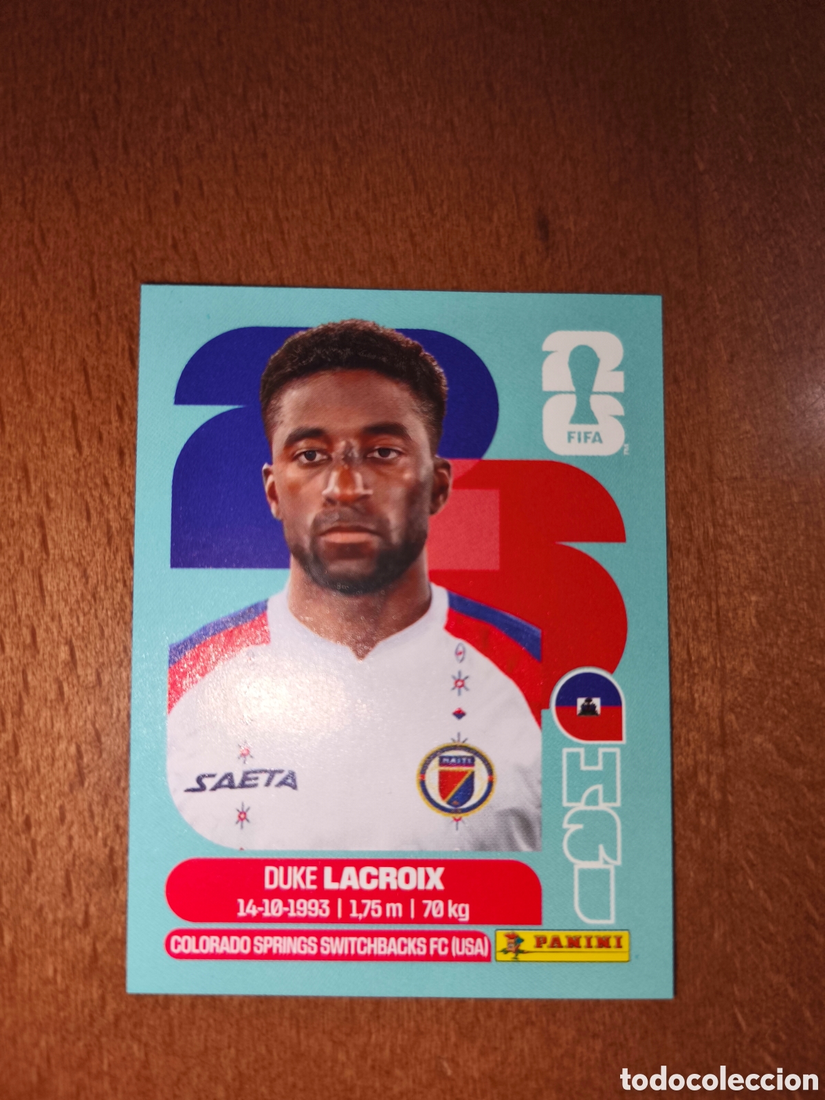 Fu&szlig;ball-Sticker: HAI7 Duke Lacroix Fifa World Cup 2026 Hait&iacute;