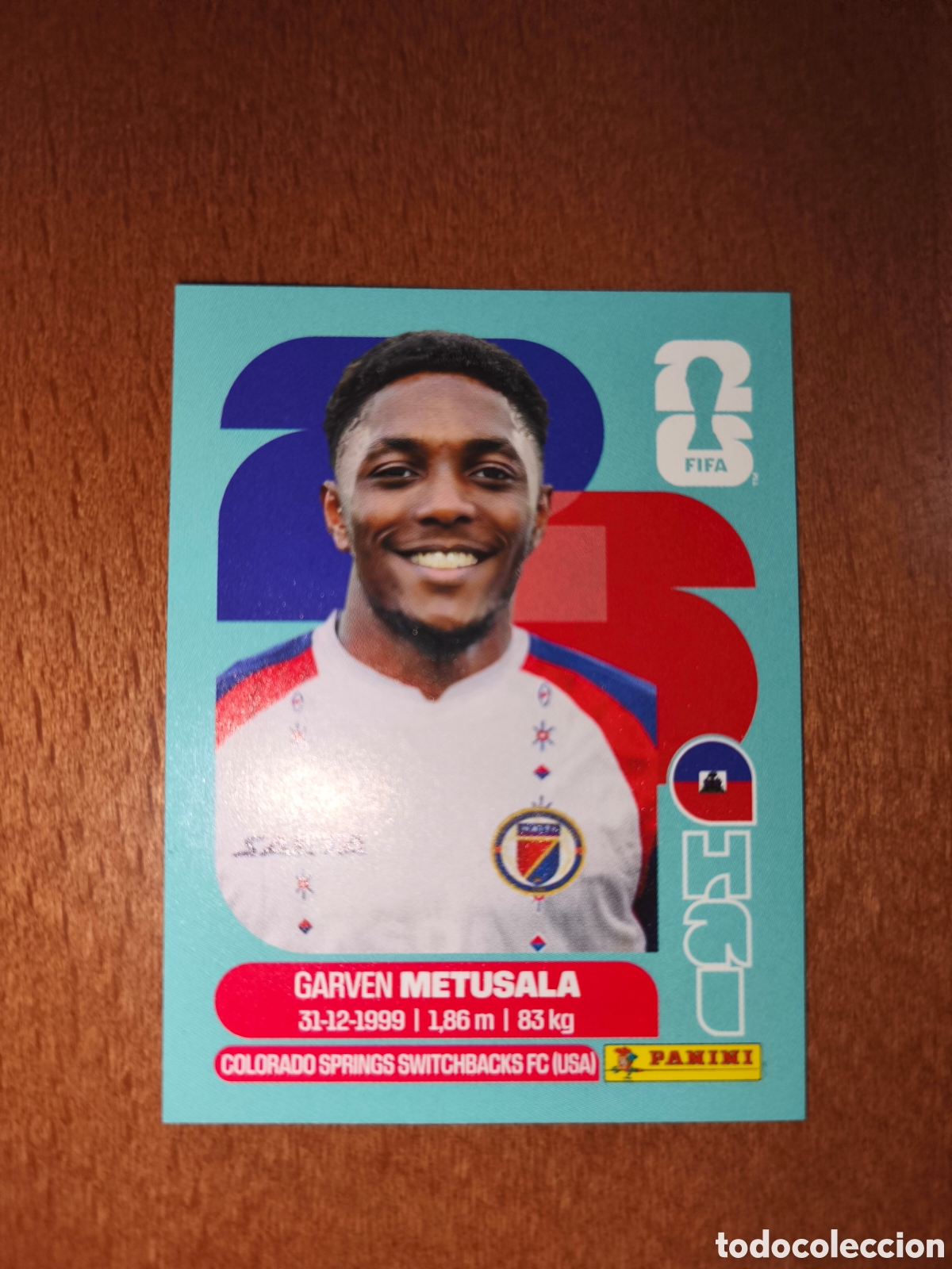 Fu&szlig;ball-Sticker: HAI8 Garven Metusala Fifa World Cup 2026 Hait&iacute;