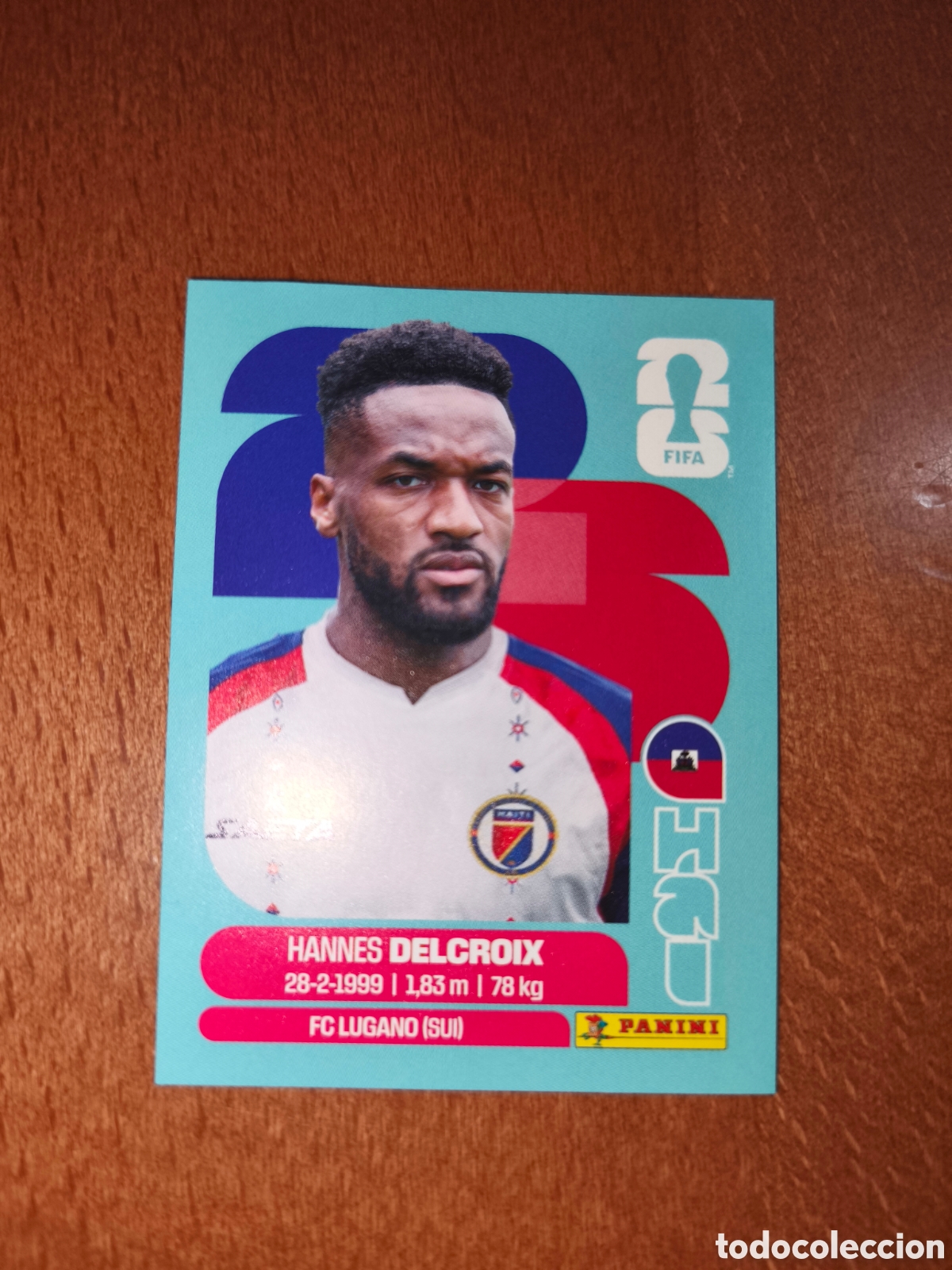 Fu&szlig;ball-Sticker: HAI9 Hannes Delcroix Fifa World Cup 2026 Hait&iacute;