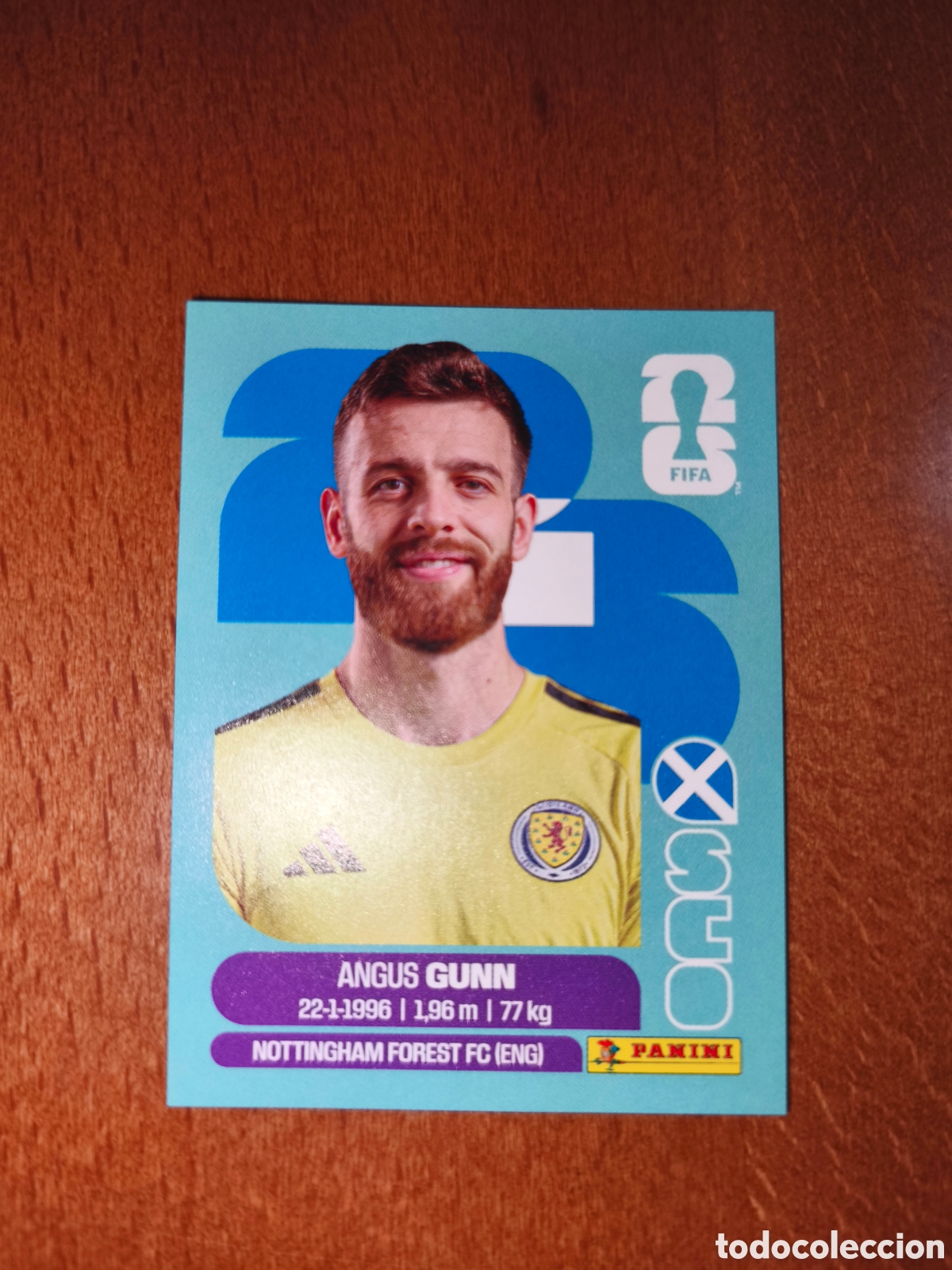 Football Stickers: SCO2 Angus Gunn Fifa World Cup 2026 Escocia