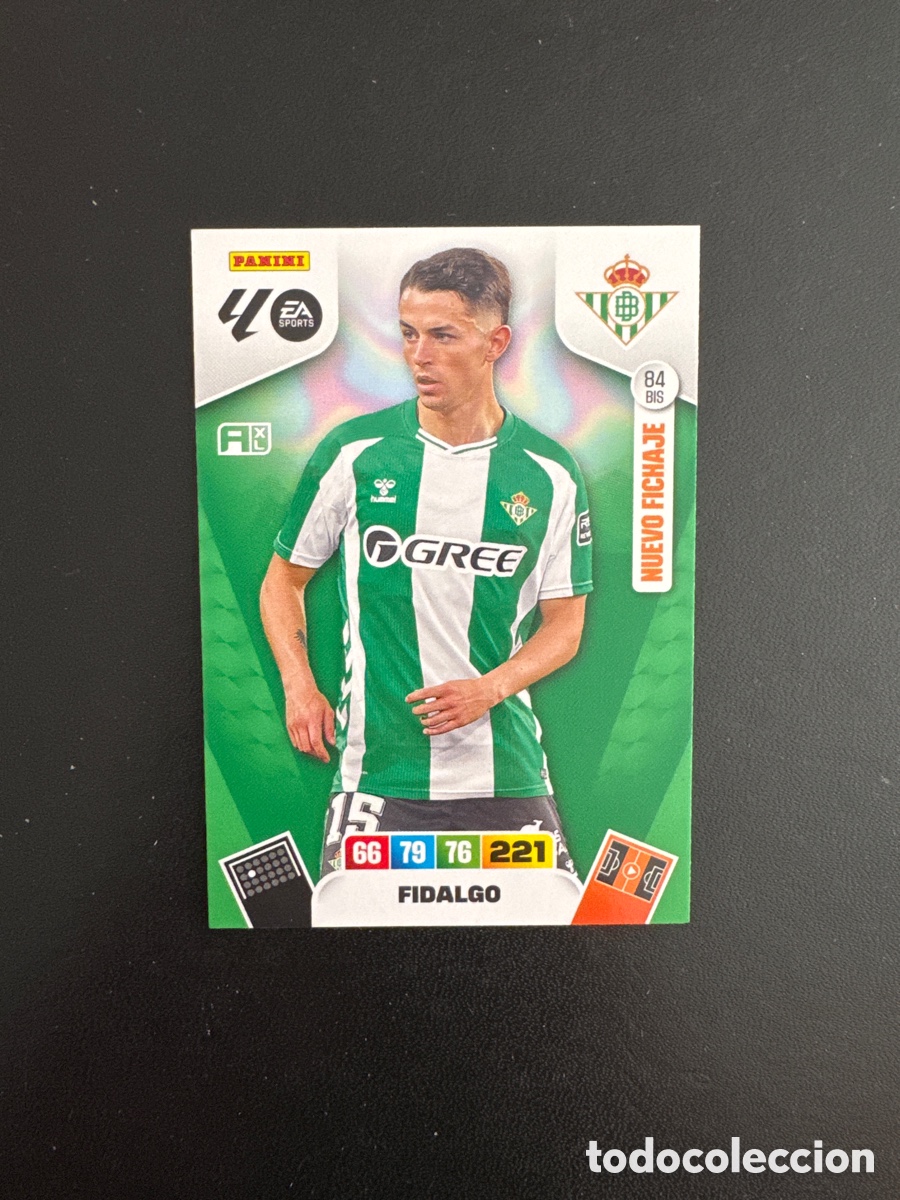 Cromos de F&uacute;tbol: FIDALGO BETIS NUMERO 84 BIS ADRENALYN 2025 2026