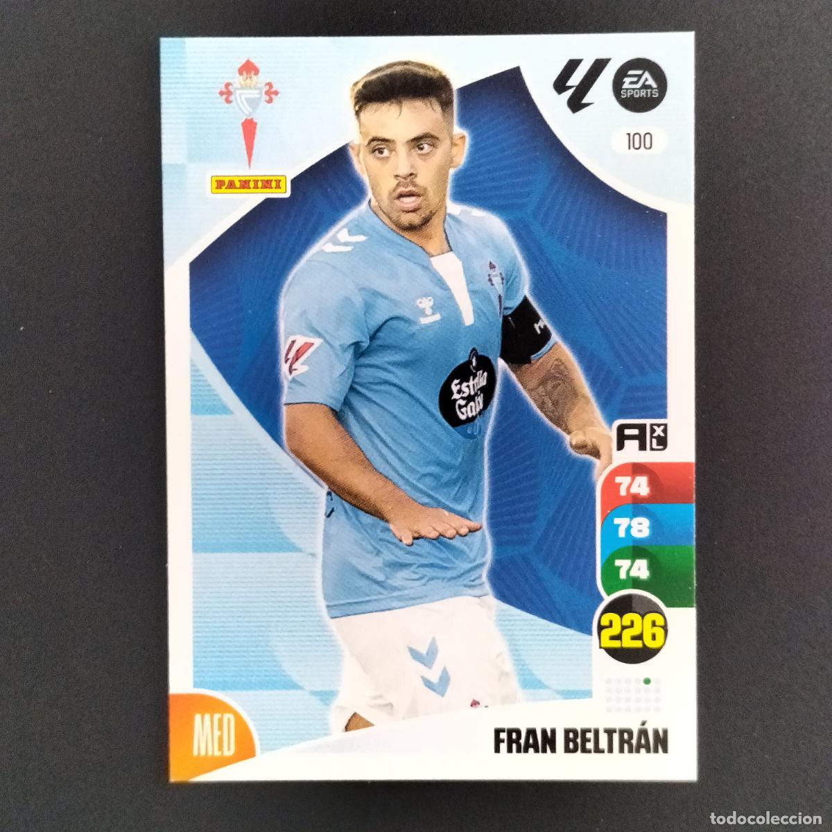 Cromos de F&uacute;tbol: 100 FRAN BELTRAN CELTA VIGO CROMOS ADRENALYN XL LALIGA CARD 2024 2025 24 25 PANINI