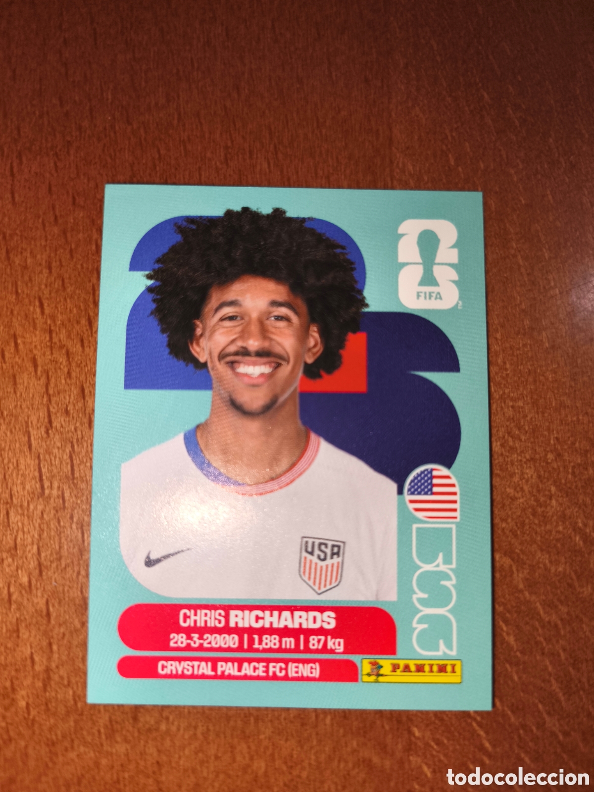 Cromos de F&uacute;tbol: USA3 Chris Richards Fifa World Cup 2026 Estados Unidos