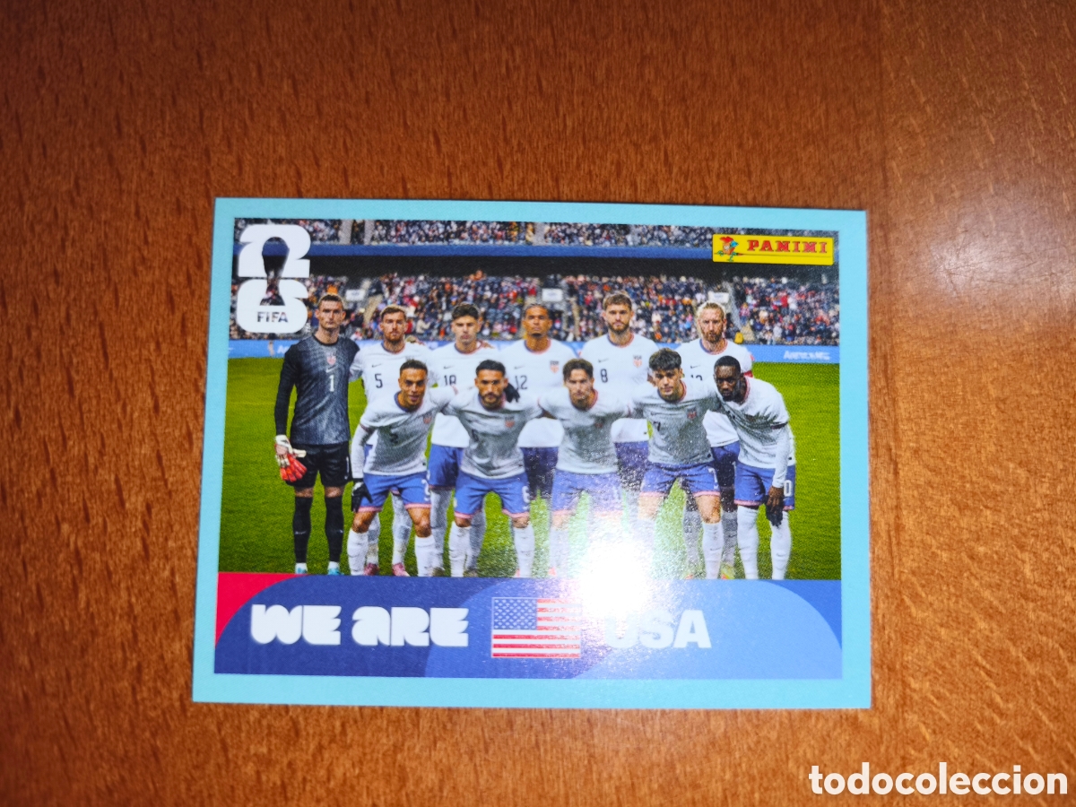 Cromos de F&uacute;tbol: USA13 Equipo Fifa World Cup 2026 Estados Unidos