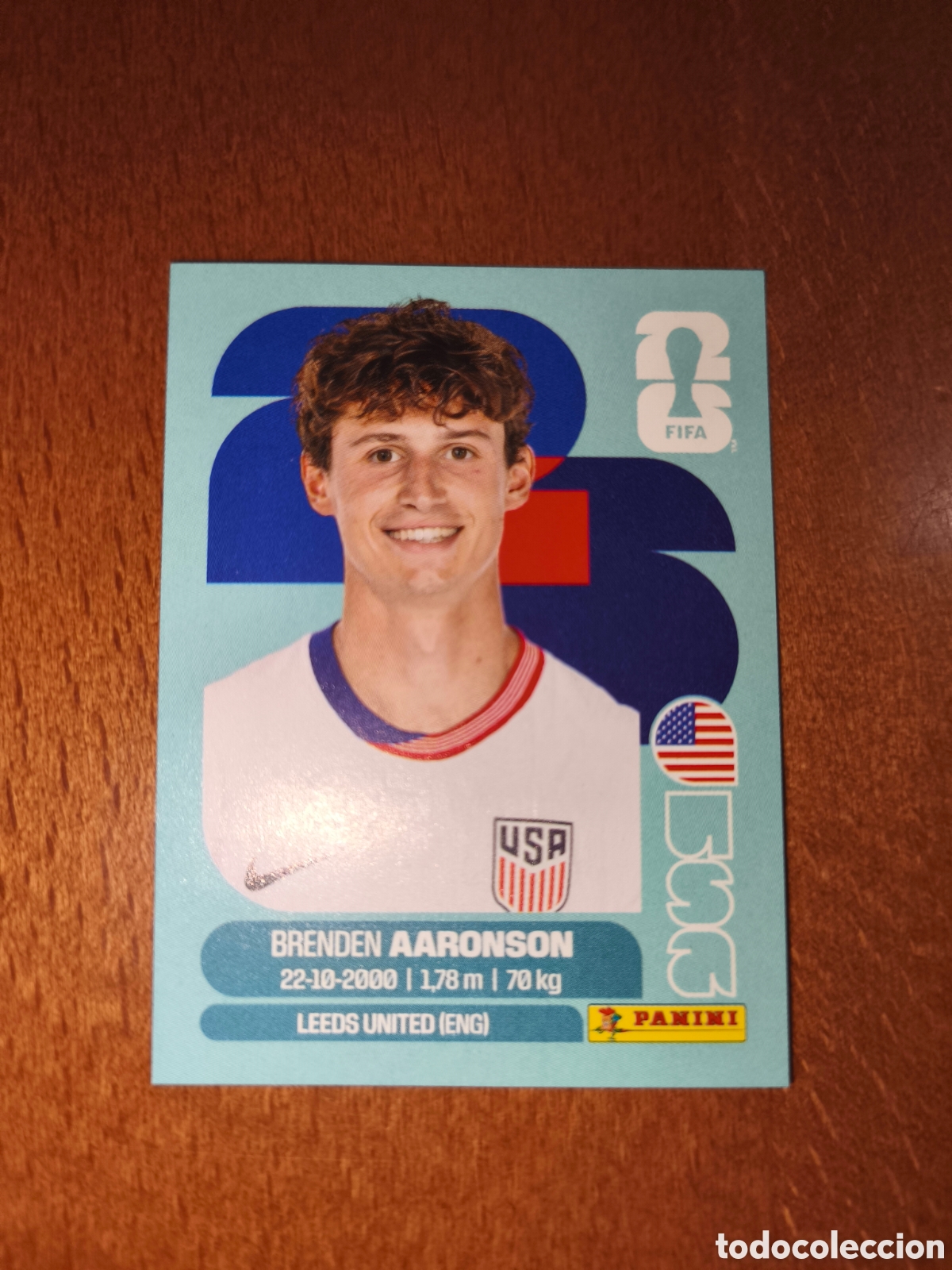 Cromos de F&uacute;tbol: USA17 Brenden Aaronson Fifa World Cup 2026 Estados Unidos
