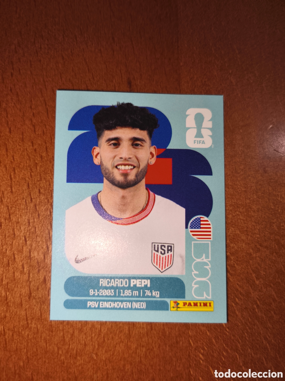 Cromos de F&uacute;tbol: USA18 Ricardo Pepi Fifa World Cup 2026 Estados Unidos