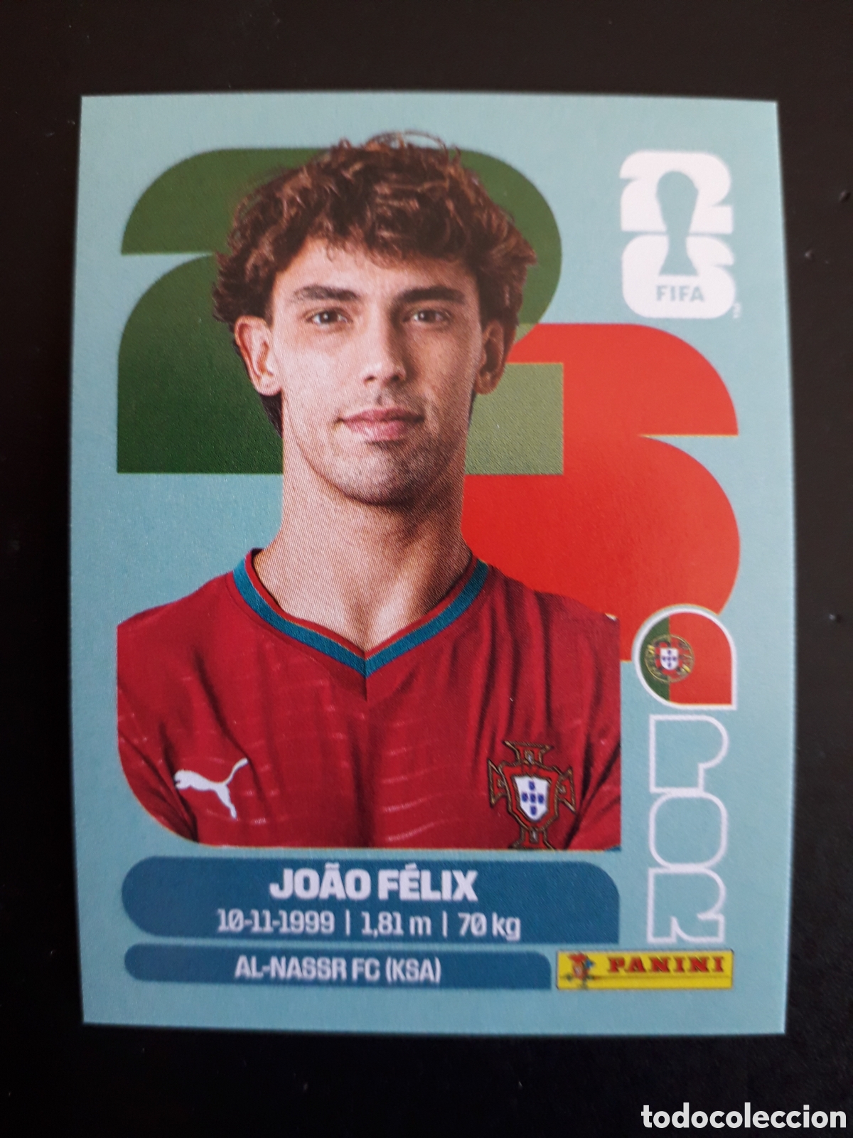 Cromos de F&uacute;tbol: JO&Atilde;O F&Eacute;LIX PORTUGAL POR 17 MUNDIAL F&Uacute;TBOL 2026 FIFA WORLD CUP PANINI SIN PEGAR PEDIDO M&Iacute;NIMO 3&euro;