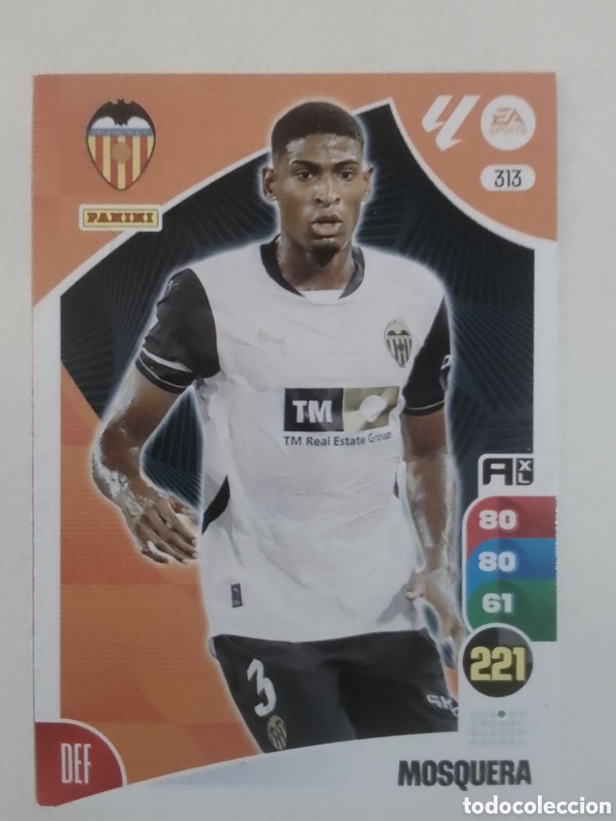 Football Stickers: Adrenalyn XL 2024-25 n&deg; 313 Mosquera &bull; Valencia.