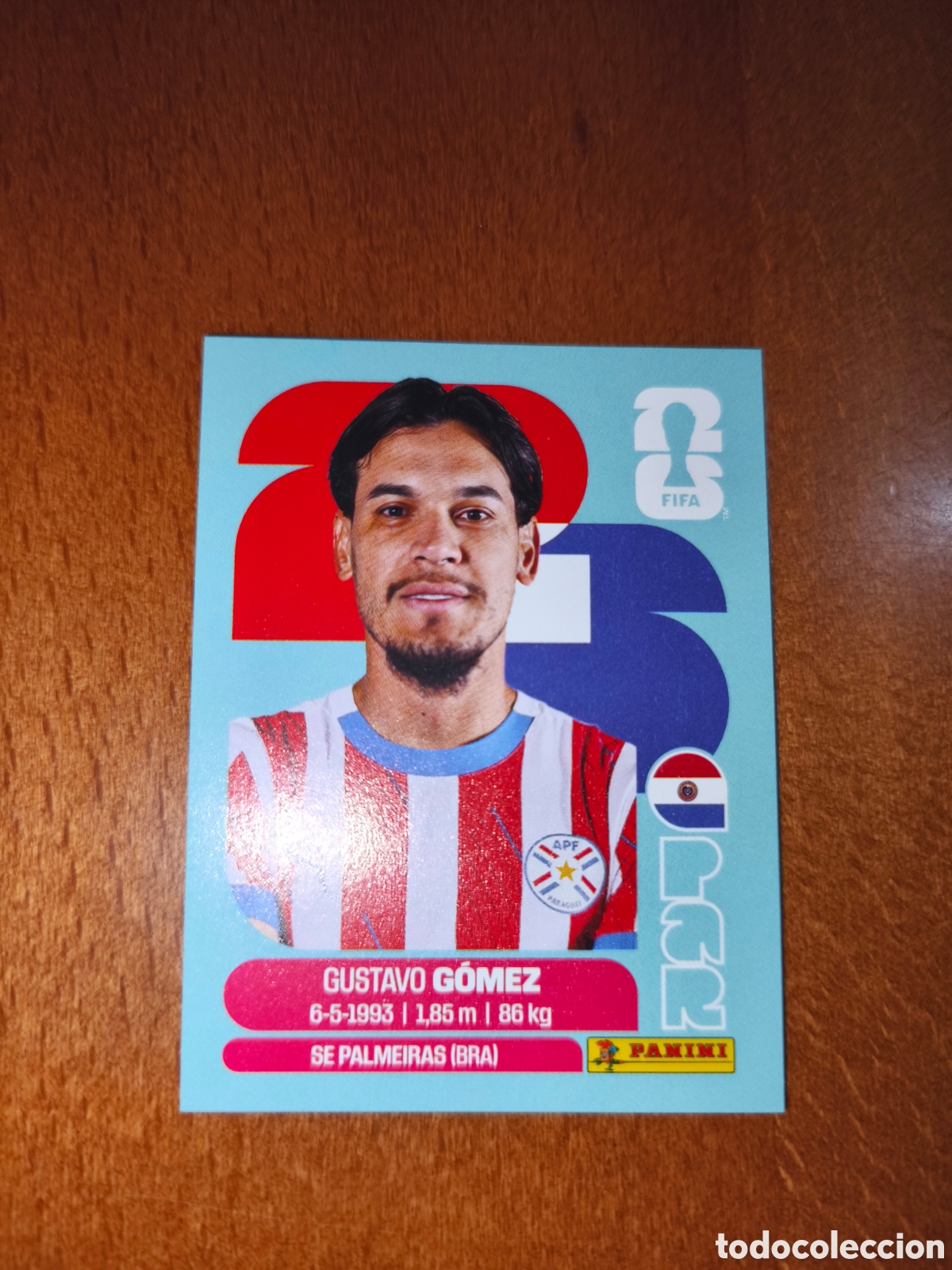 Football Stickers: PAR4 Gustavo G&oacute;mez Fifa World Cup 2026 Paraguay