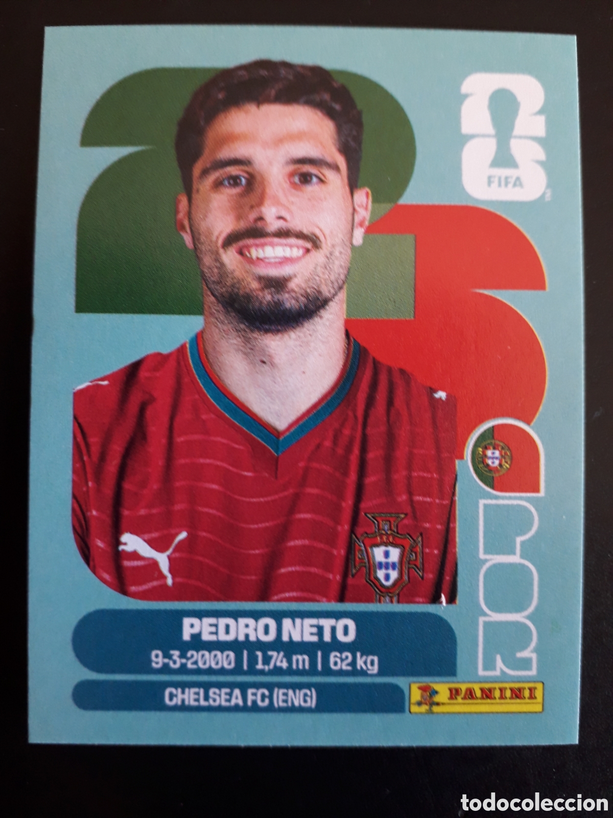 Football Stickers: PEDRO NETO PORTUGAL POR 19 MUNDIAL F&Uacute;TBOL 2026 FIFA WORLD CUP PANINI SIN PEGAR PEDIDO M&Iacute;NIMO 3&euro;
