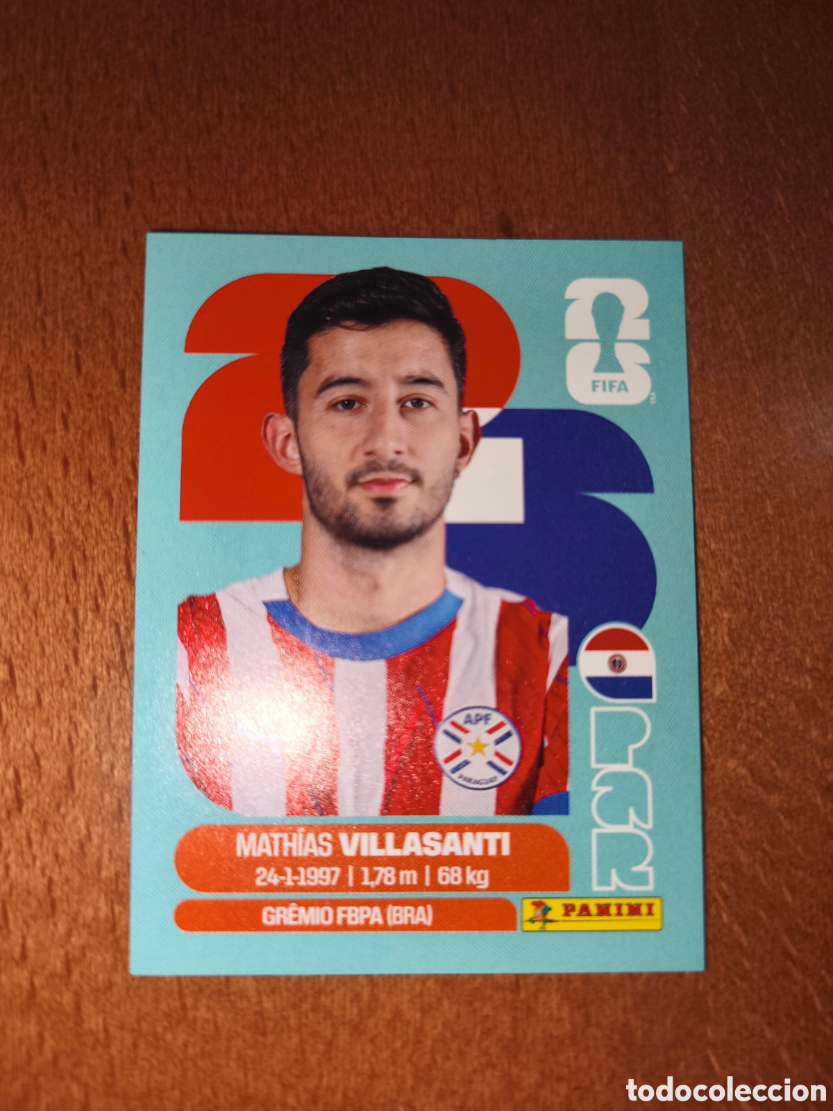 Football Stickers: PAR9 Mathias Villasanti Fifa World Cup 2026 Paraguay