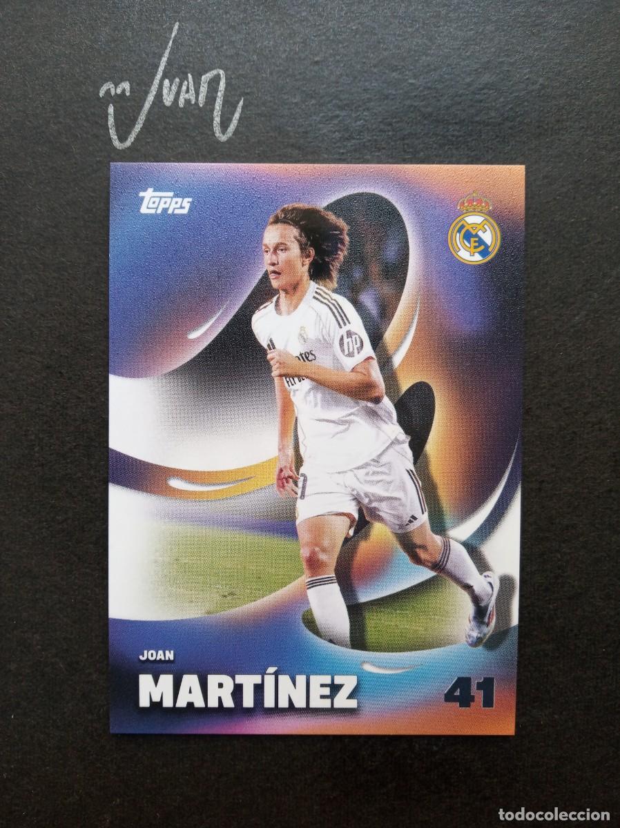 Football Stickers: N&ordm; 27 FUTURO JOAN MARTINEZ ESPA&Ntilde;A ⚽ TOPPS &reg; LOS BLANCOS REAL MADRID 2025 2026 LIGA 25 26 NUEVO