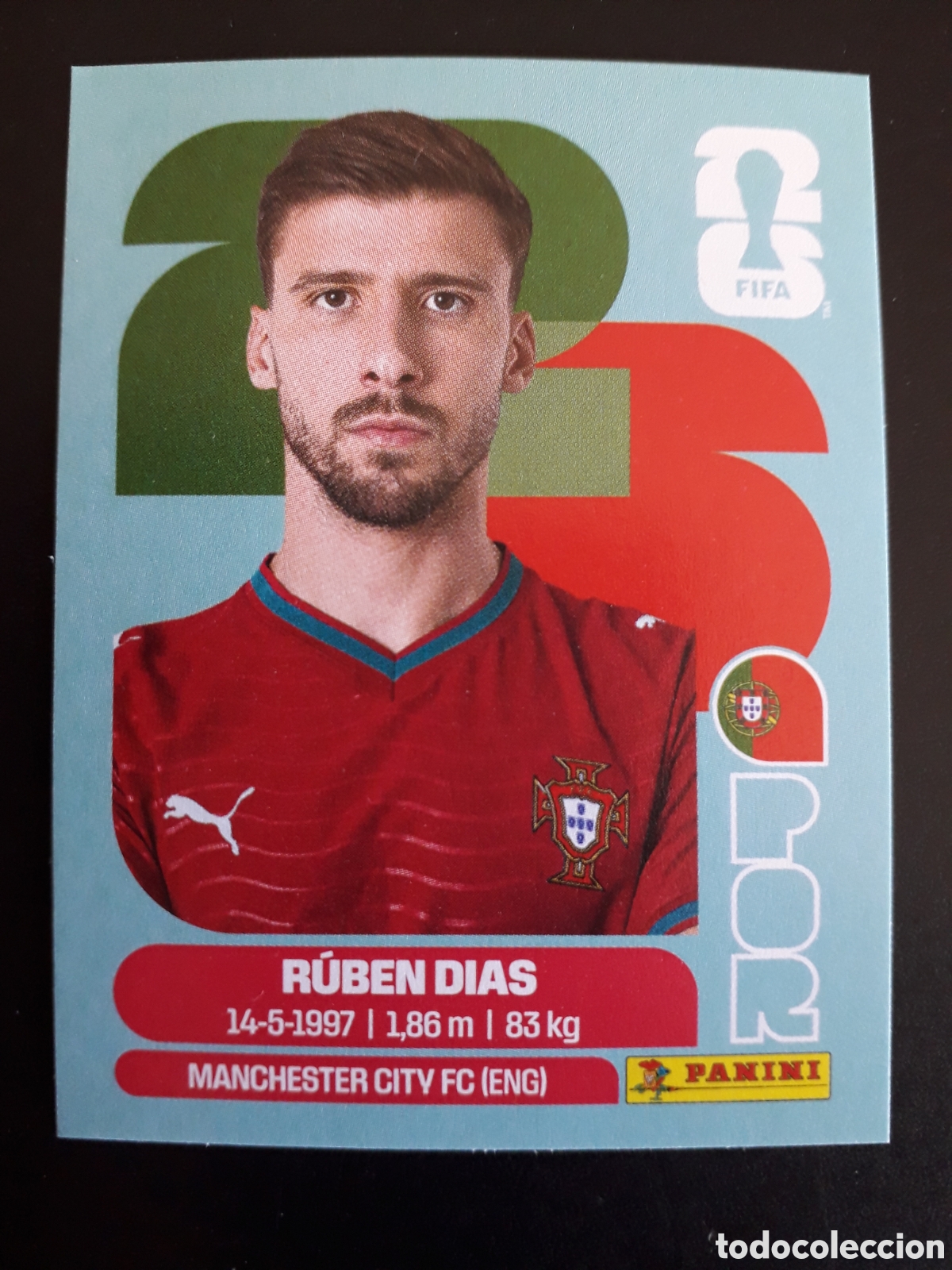 Football Stickers: RUB&Eacute;N DIAS PORTUGAL POR 4 MUNDIAL F&Uacute;TBOL 2026 FIFA WORLD CUP PANINI SIN PEGAR PEDIDO M&Iacute;NIMO 3&euro;.