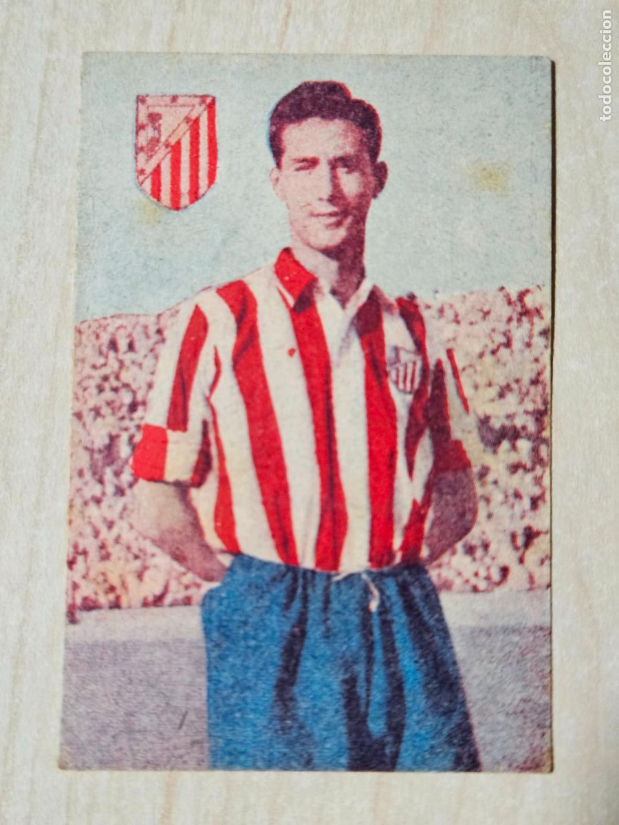 Fu&szlig;ball-Sticker: RAFAEL MUGICA GONZALEZ - ATLETICO MADRID - EDICIONES DEPORTIVAS ALG - 1948/49 48/49